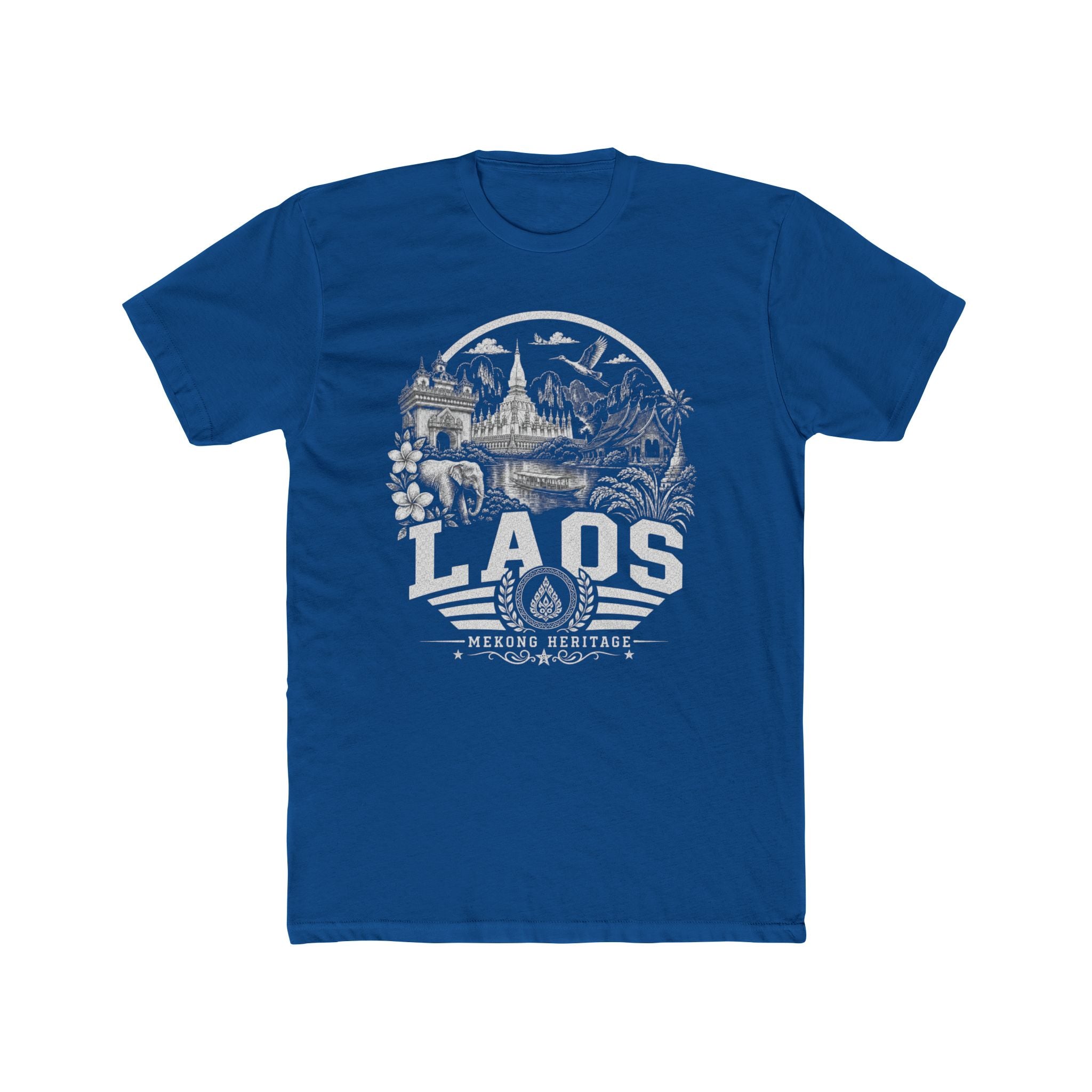 Camiseta Masculina Laos Mekong Heritage