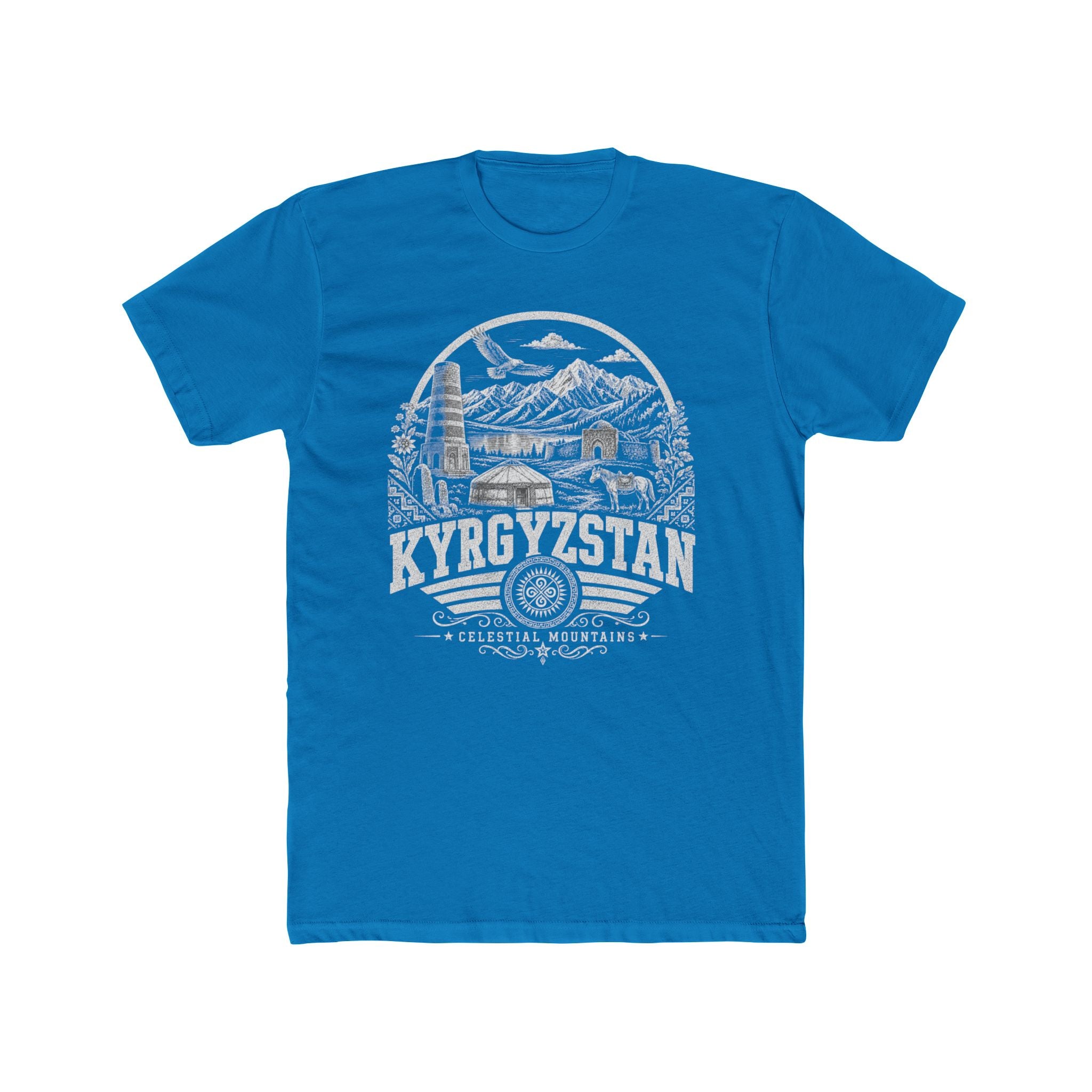 Camiseta Masculina Montanhas Celestiais do Quirguistão