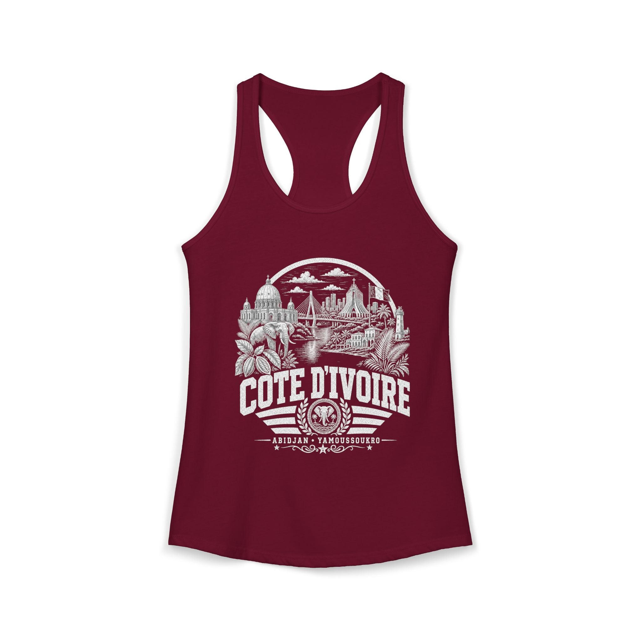 Cote d'Ivoire Land of Elephants Women's Tank Top