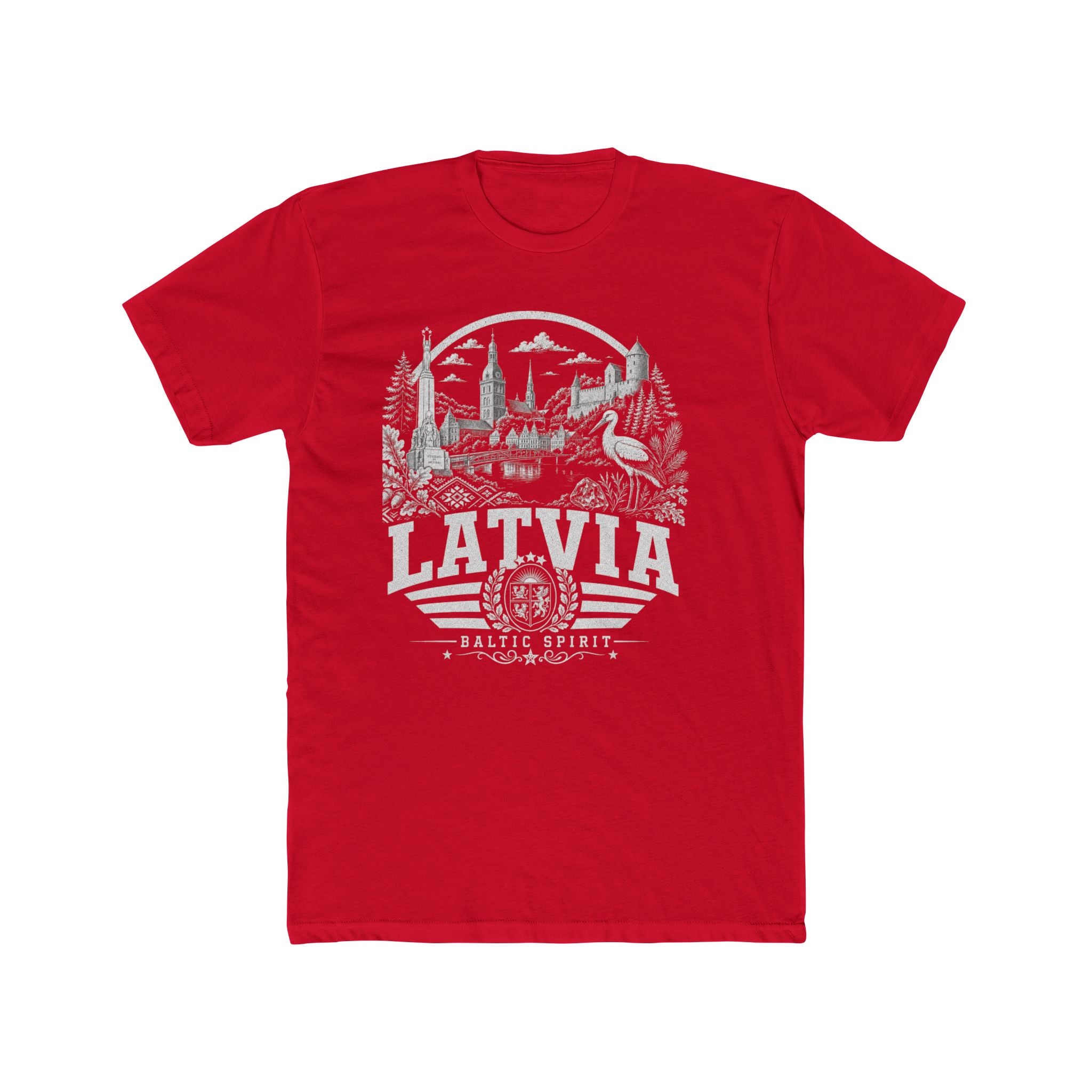 Camiseta de hombre de Letonia