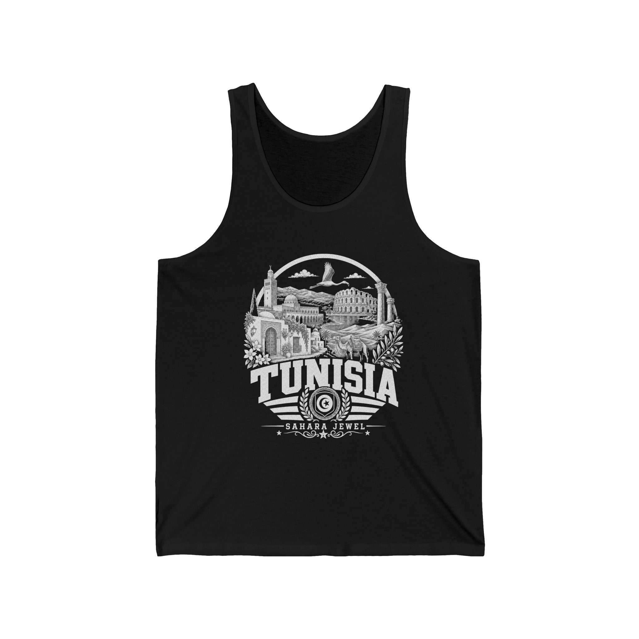 Camiseta de tirantes para hombre Túnez Sahara Jewel