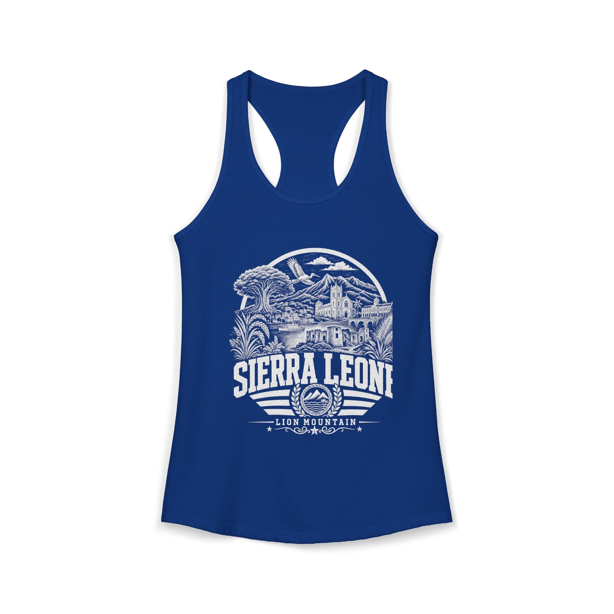 Sierra Leone Lion Mountain Women's Tank Top