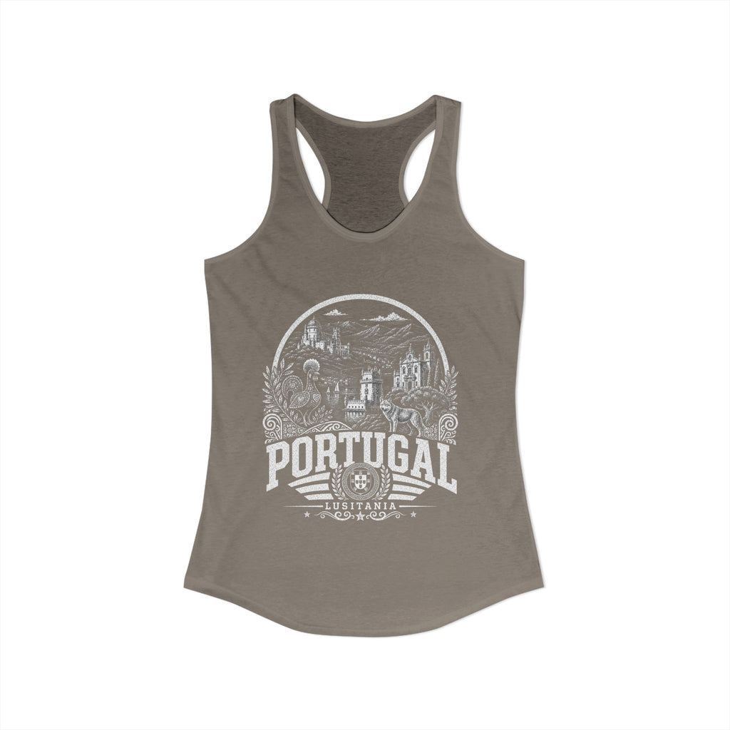 Portugal vintage landmarks tank top — iconic landmark design | Nameshi Destinations (view 26)