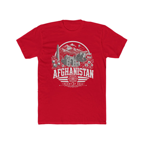 Camiseta de hombre "Corazón de Asia" de Afganistán