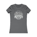 Kosovo vintage landmarks women's tee — iconic landmark design | Nameshi Destinations (view 11)