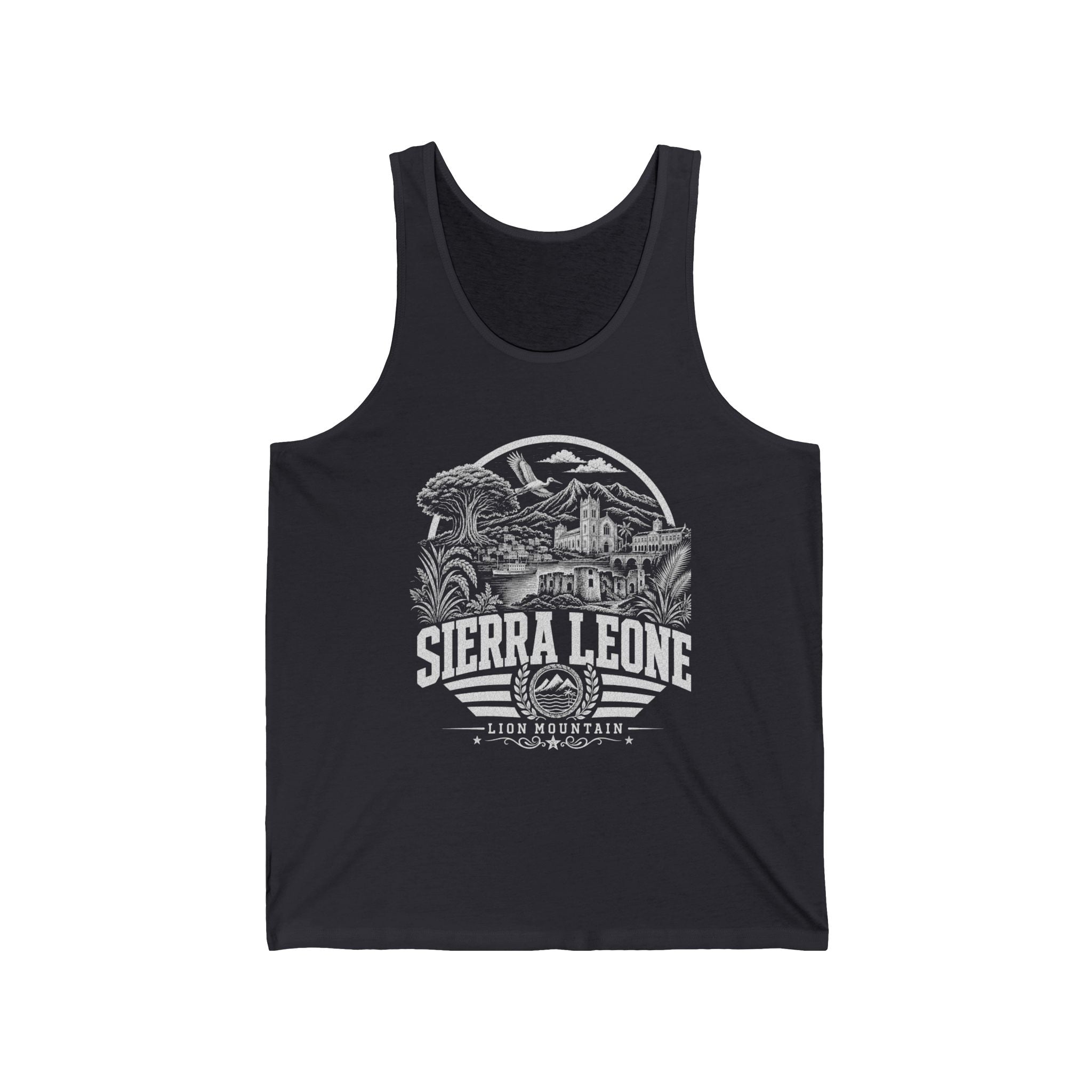Sierra Leone Lion Mountain Men's Tank Top