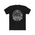 Andorra vintage landmarks men's tee — iconic landmark design | Nameshi Destinations (view 2)