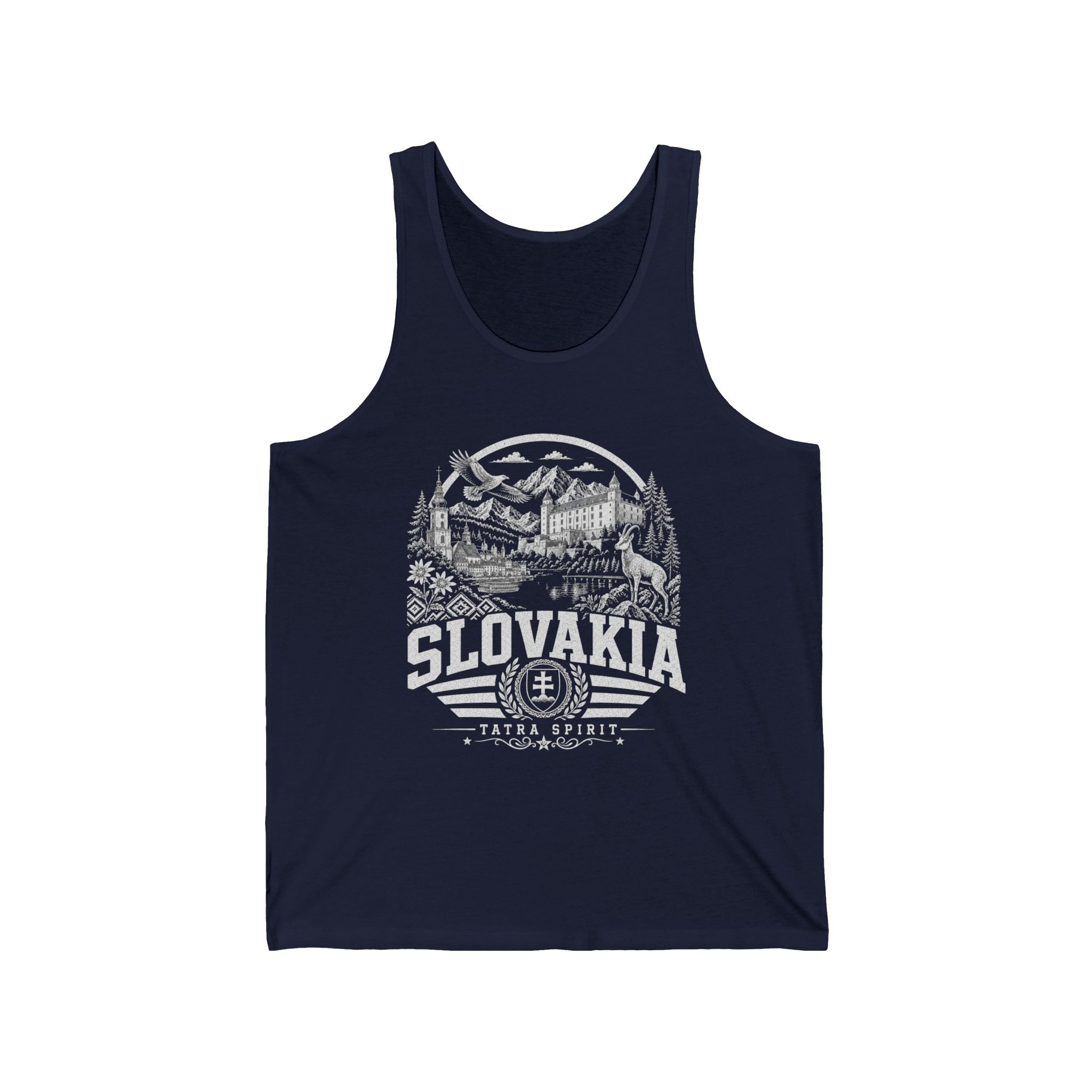 Camiseta sin mangas de hombre de Eslovaquia
