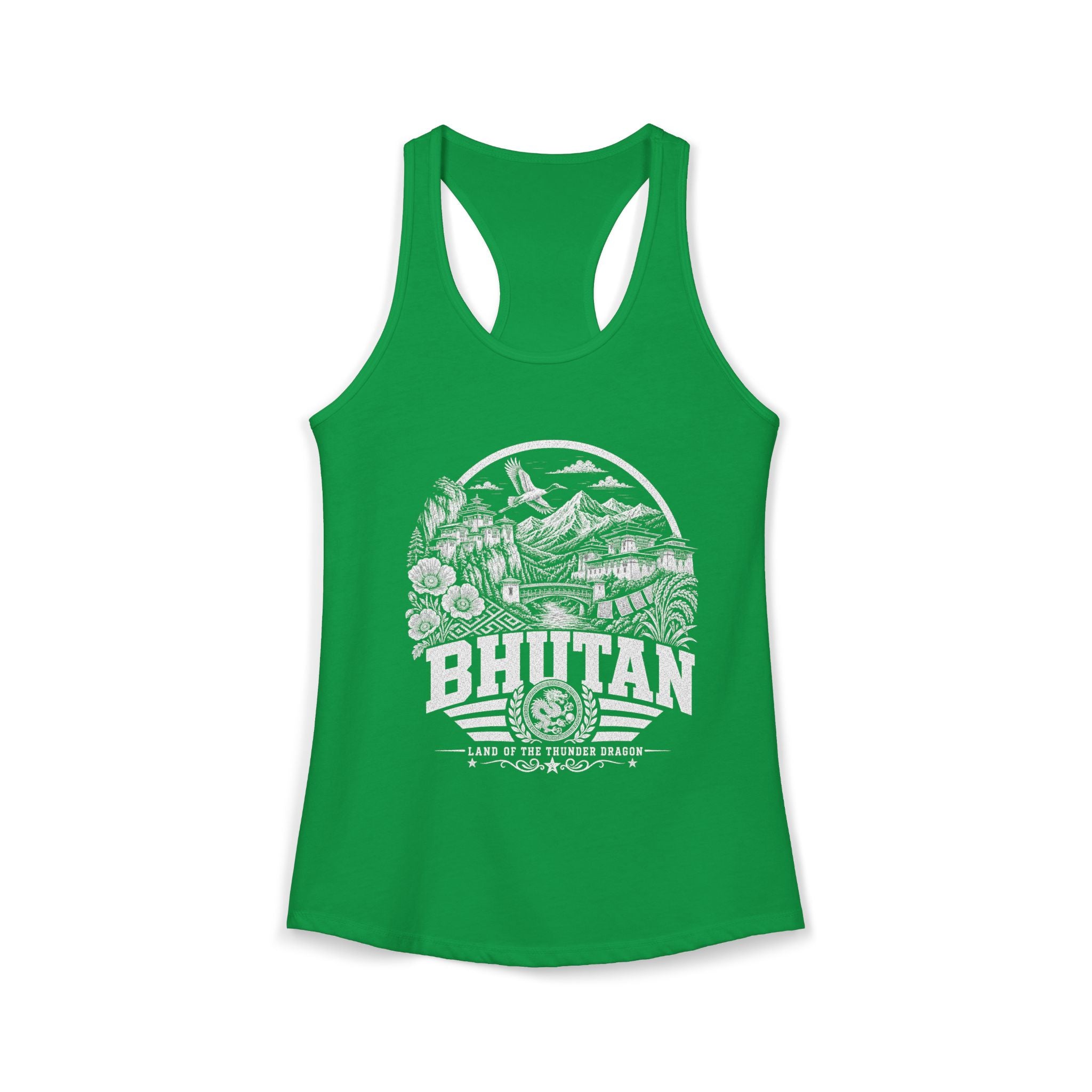Bhutan Land of the Thunder Dragon Women's Tank Top