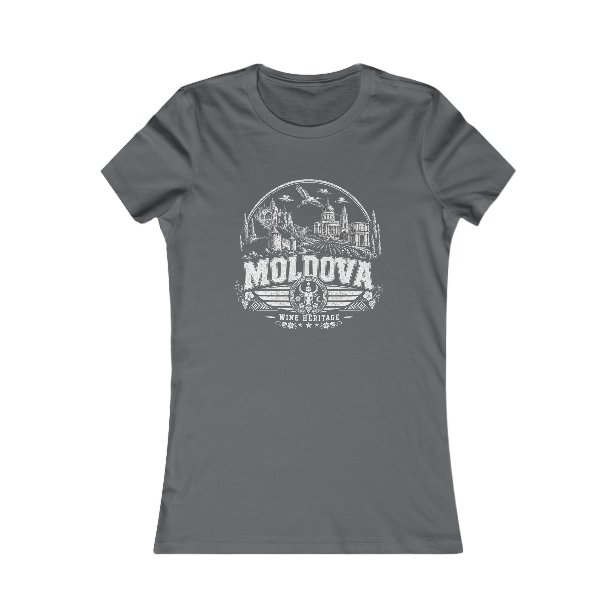 Moldova vintage landmarks women's tee — iconic landmark design | Nameshi Destinations (view 11)