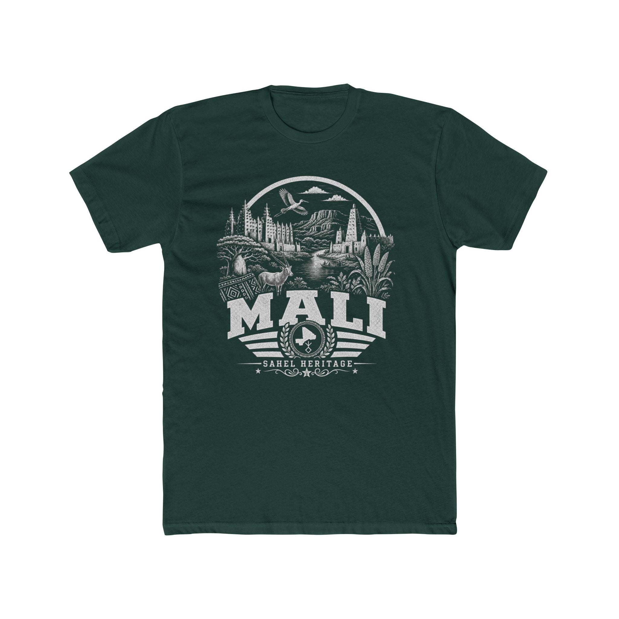 Camiseta Masculina Mali Sahel Heritage