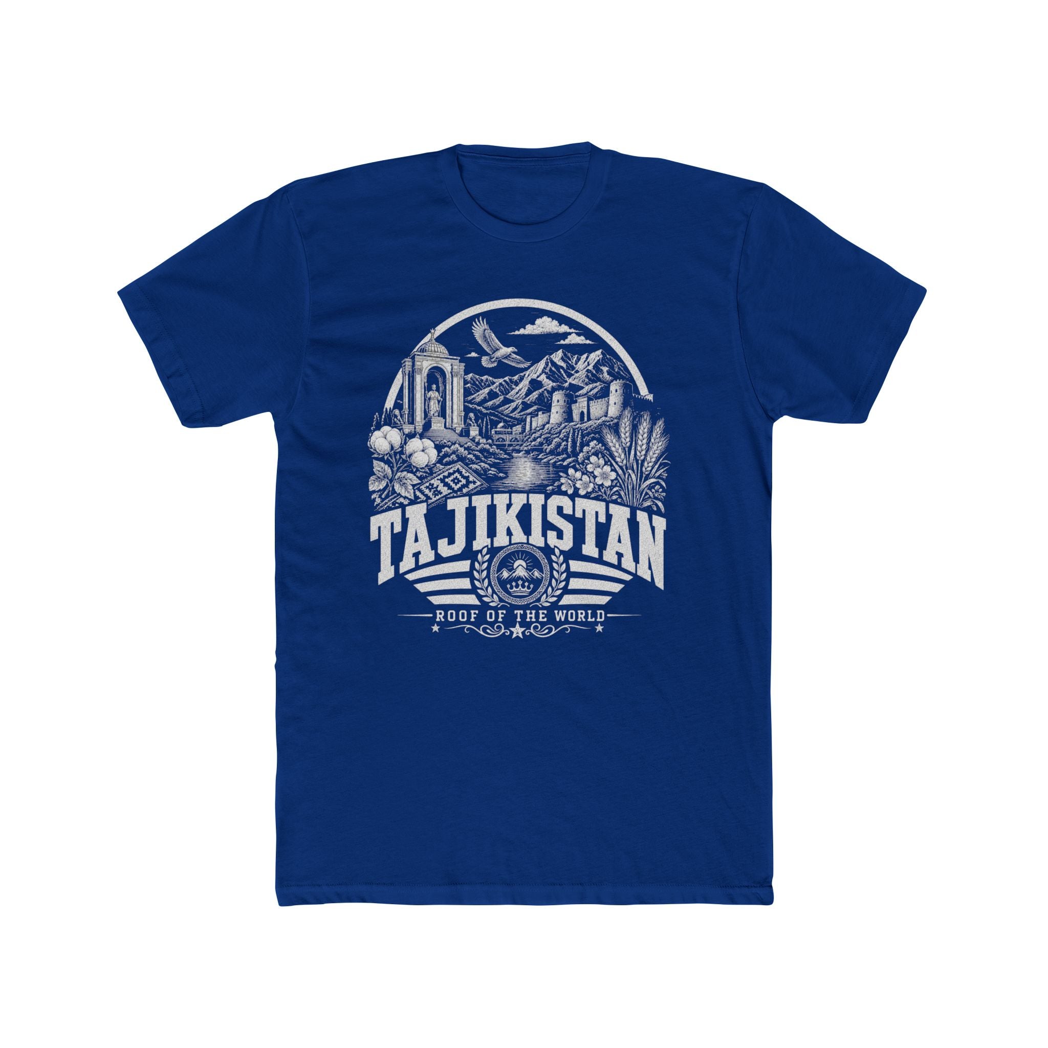 Camiseta Masculina Teto do Mundo Tajiquistão