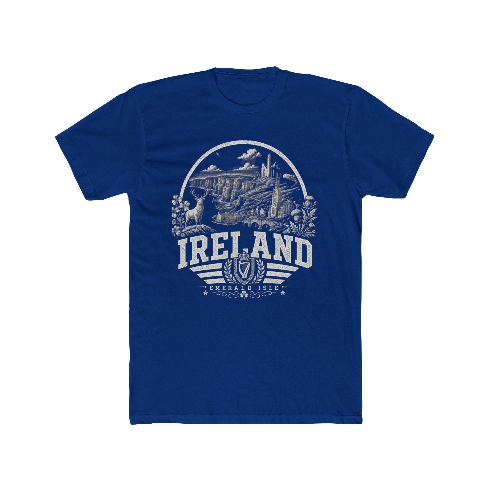 Ireland vintage landmarks men's tee — iconic landmark design | Nameshi Destinations (view 11)