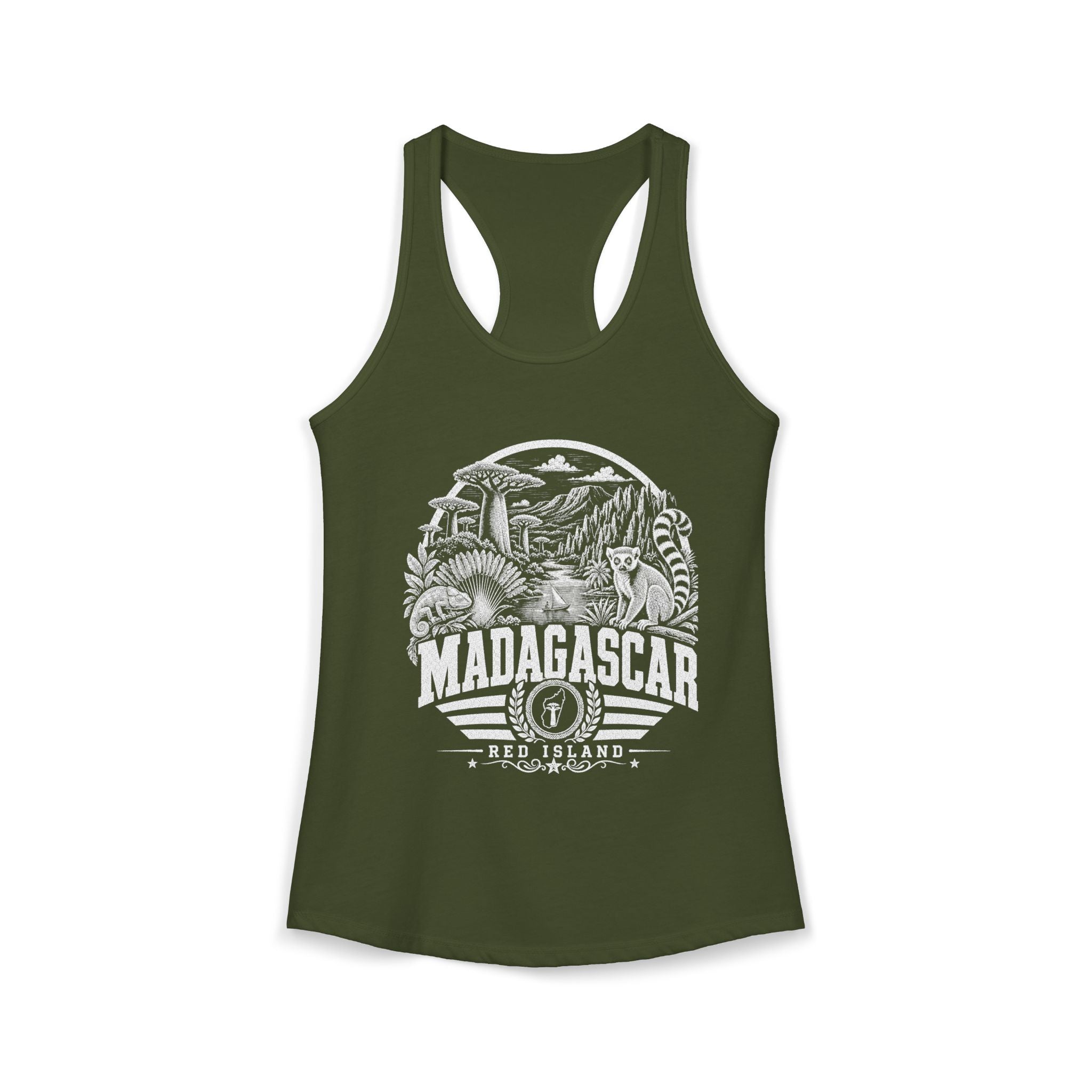 Madagascar Red Island Women's Tank Top