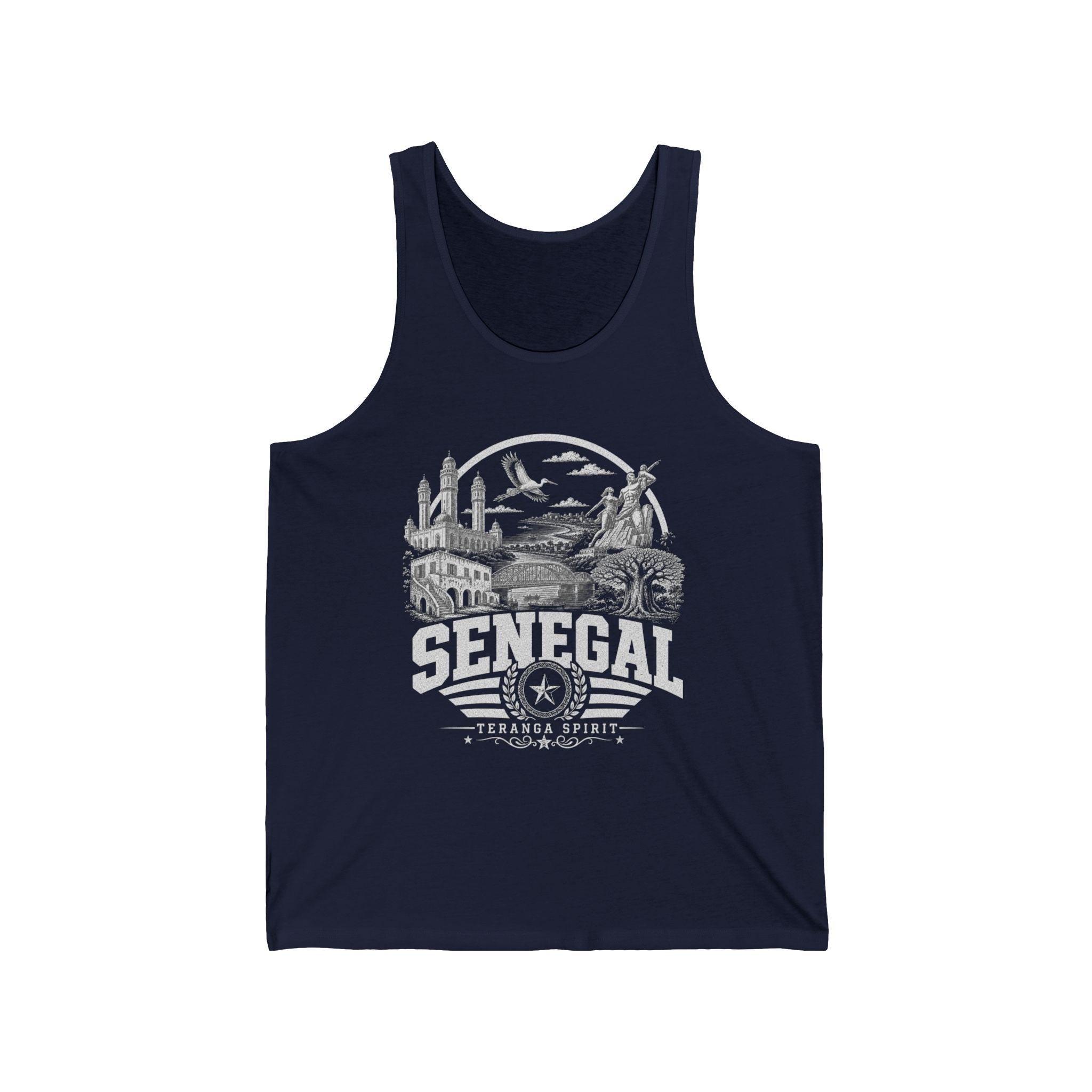 Senegal Teranga Spirit Men's Tank Top