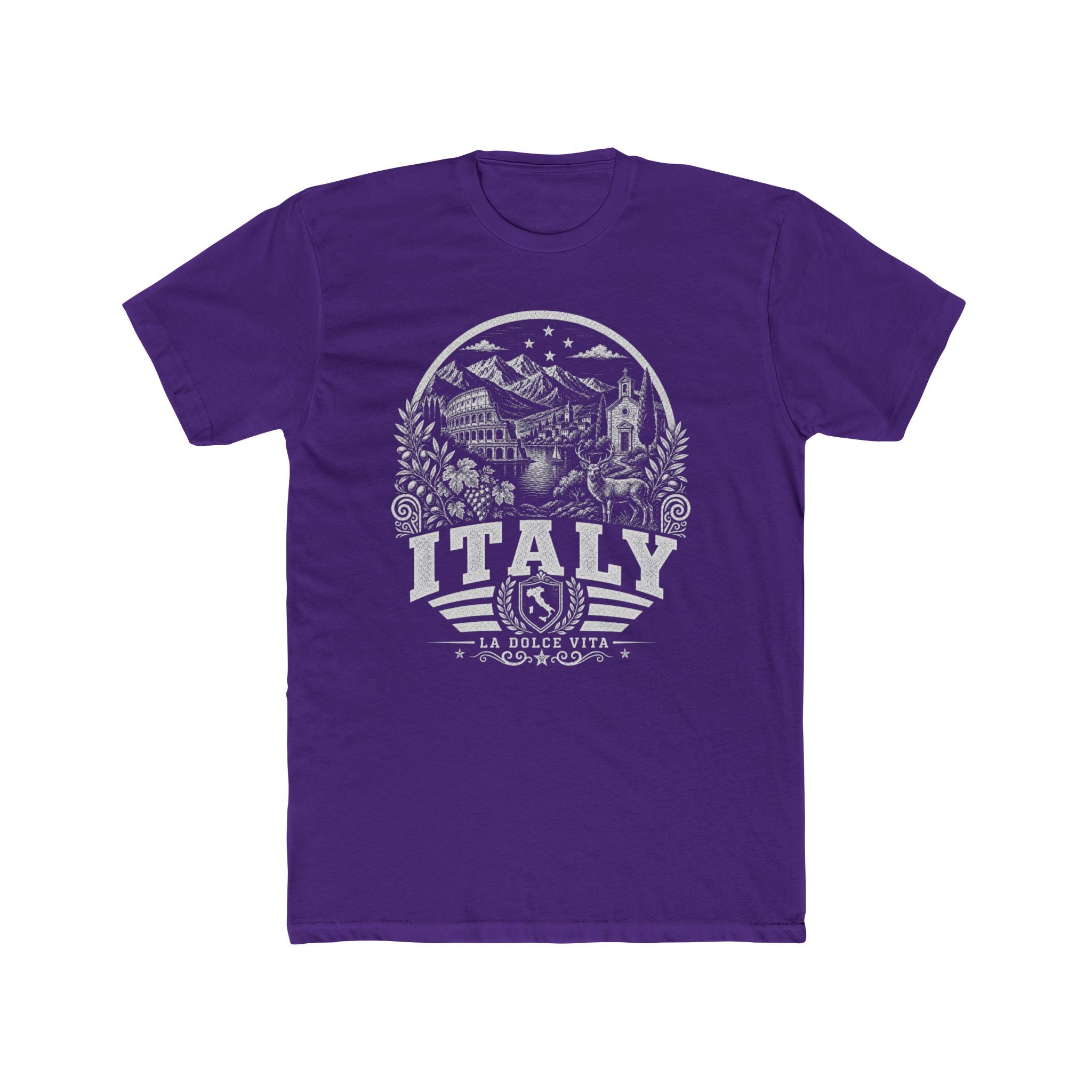 Italy vintage landmarks men's tee — iconic landmark design | Nameshi Destinations (view 13)