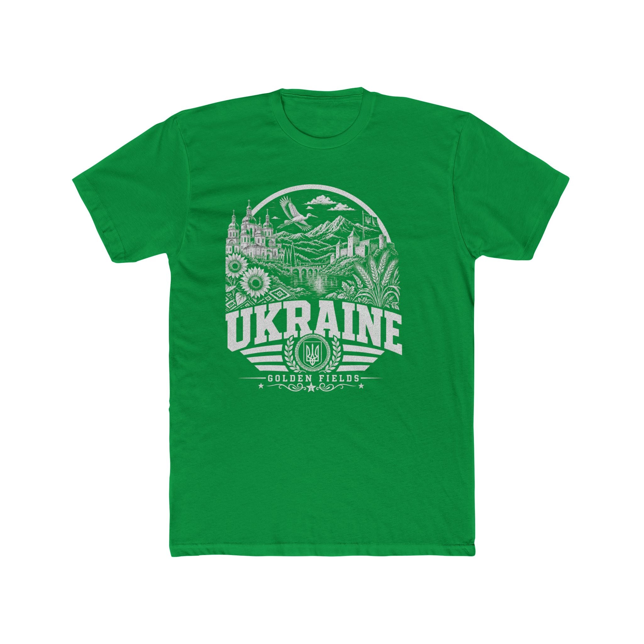 Ukraine vintage landmarks men's tee — iconic landmark design | Nameshi Destinations (view 6)