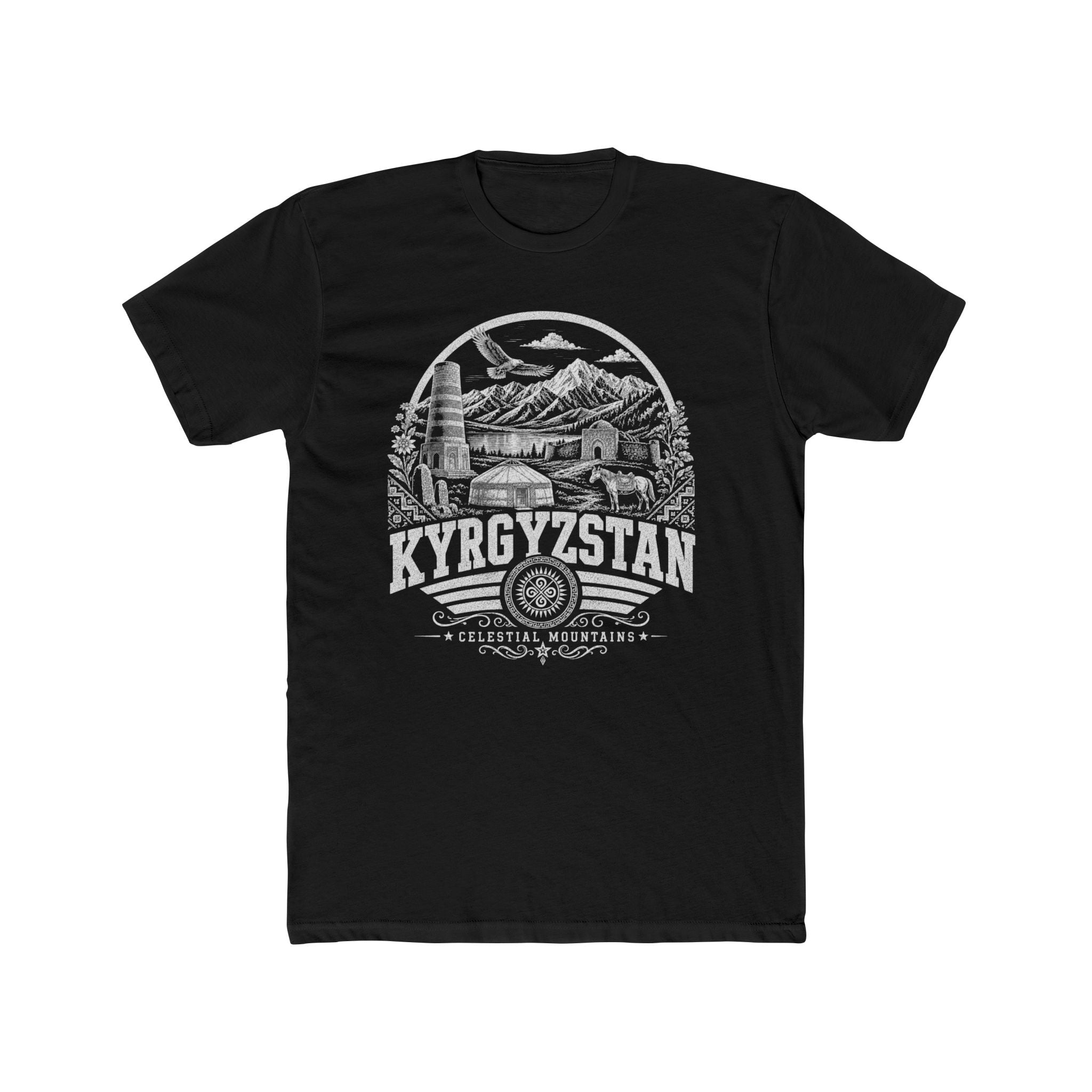 Kyrgyzstan Celestial Mountains Men's Tee