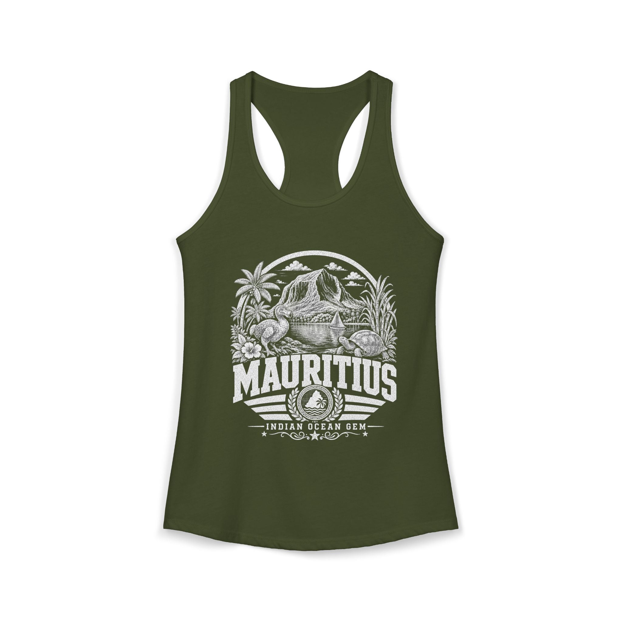 Mauritius Indian Ocean Gem Women's Tank Top