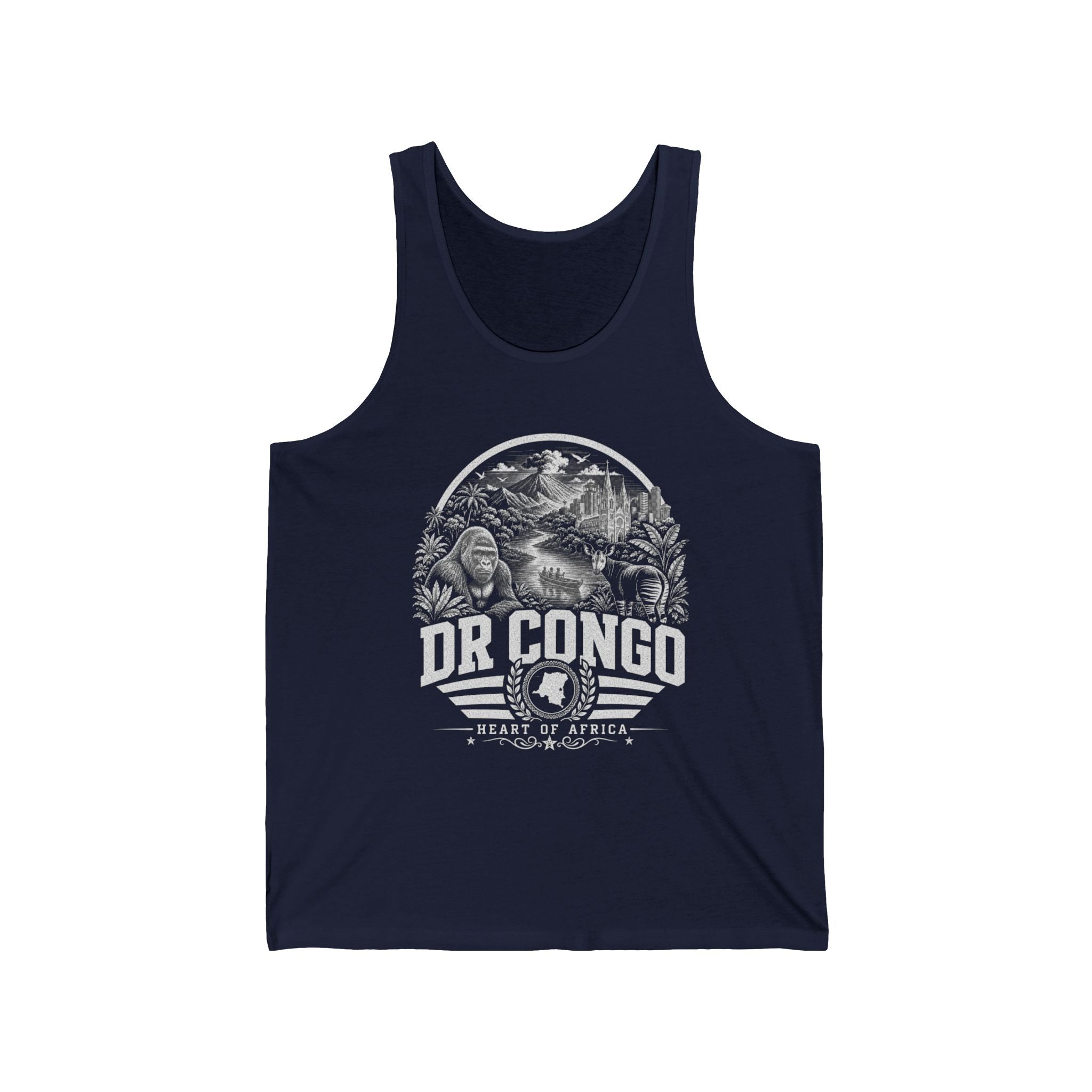Democratic Republic of the Congo Heart of Africa Men's Tank Top