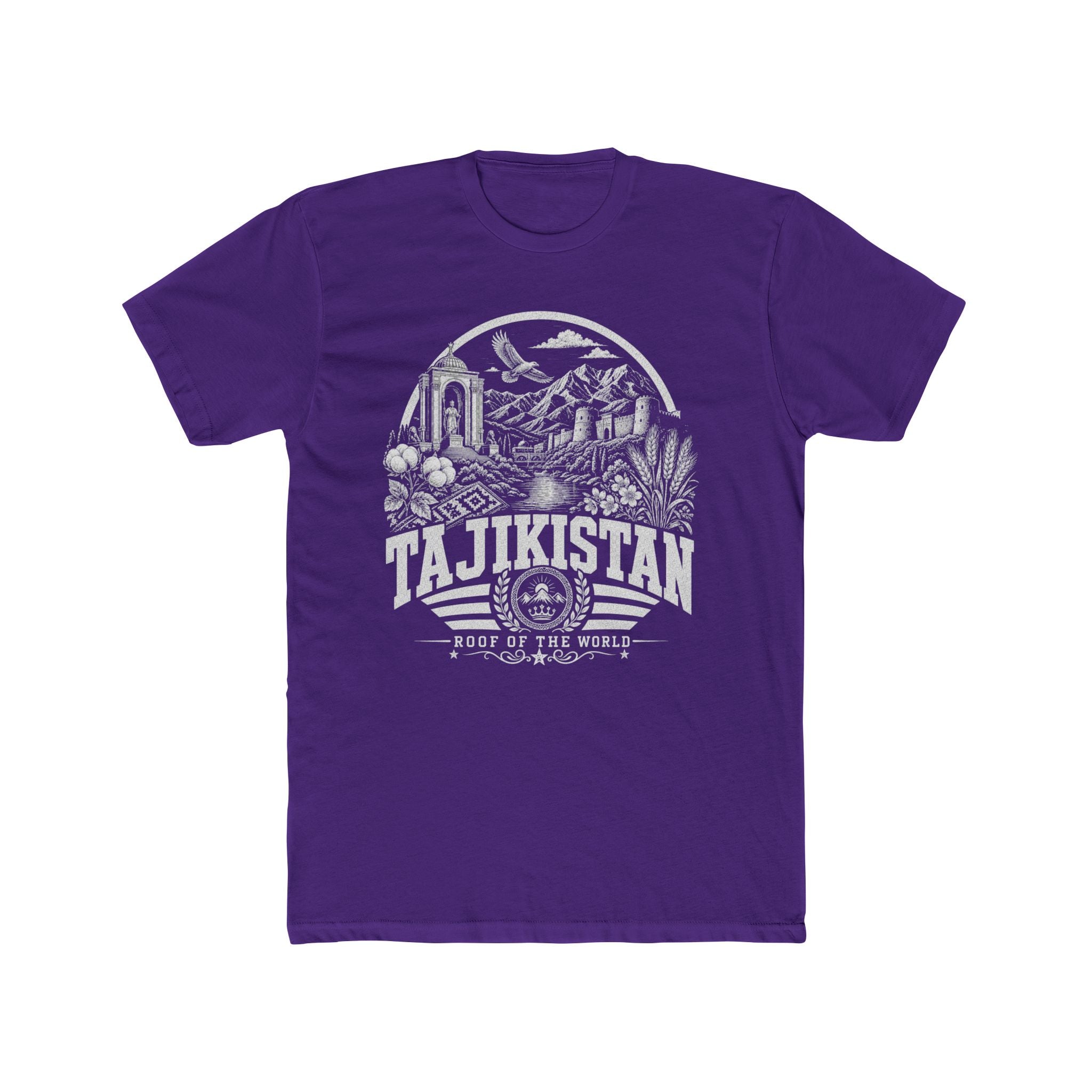 Camiseta Masculina Teto do Mundo Tajiquistão