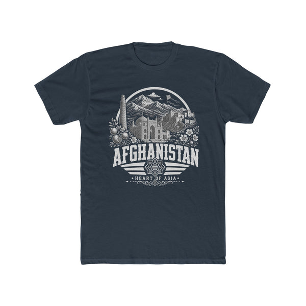 Camiseta de hombre "Corazón de Asia" de Afganistán
