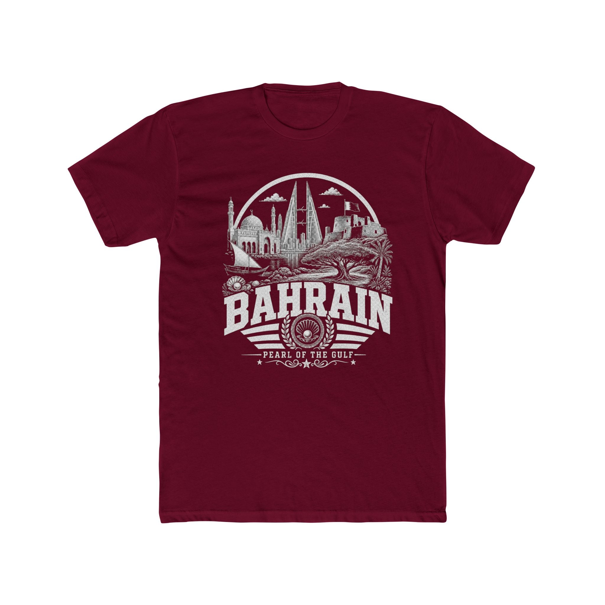 Camiseta Masculina Bahrain Pérola do Golfo