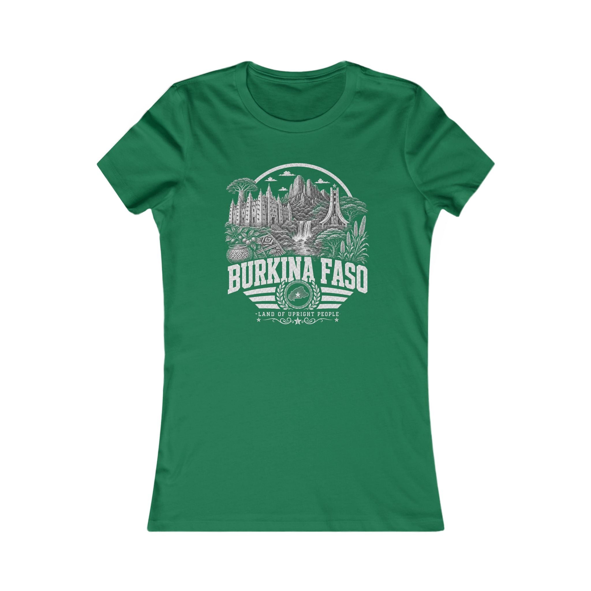 Burkina Faso Tierra de Gente Íntegra Camiseta para Mujer
