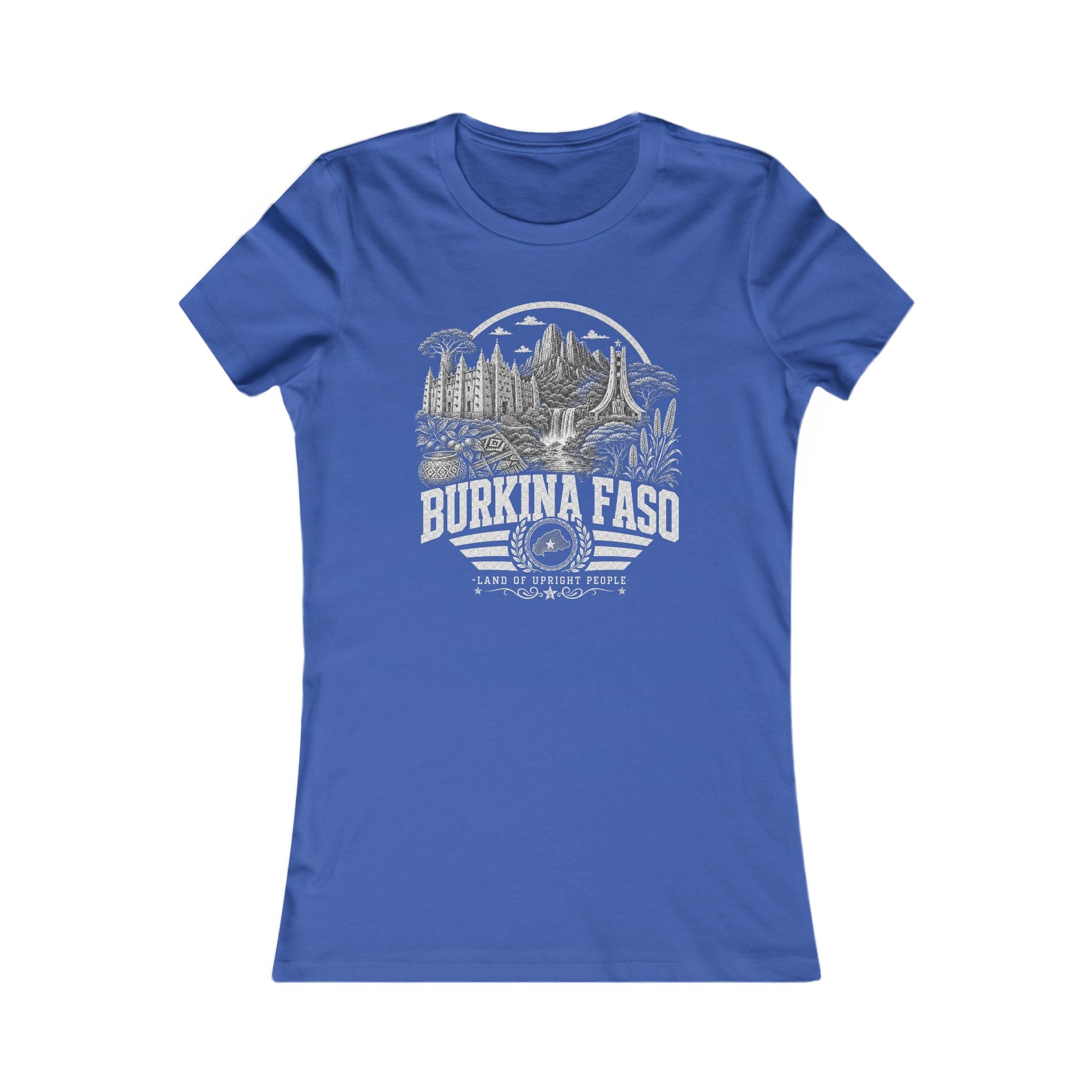 Burkina Faso Tierra de Gente Íntegra Camiseta para Mujer
