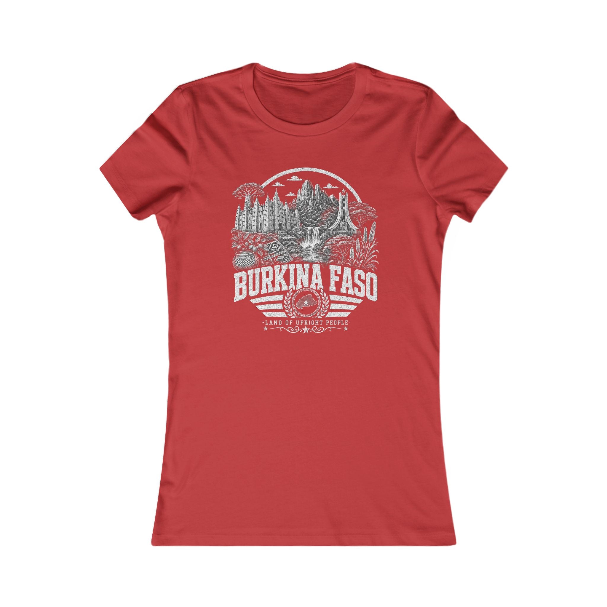 Burkina Faso Tierra de Gente Íntegra Camiseta para Mujer