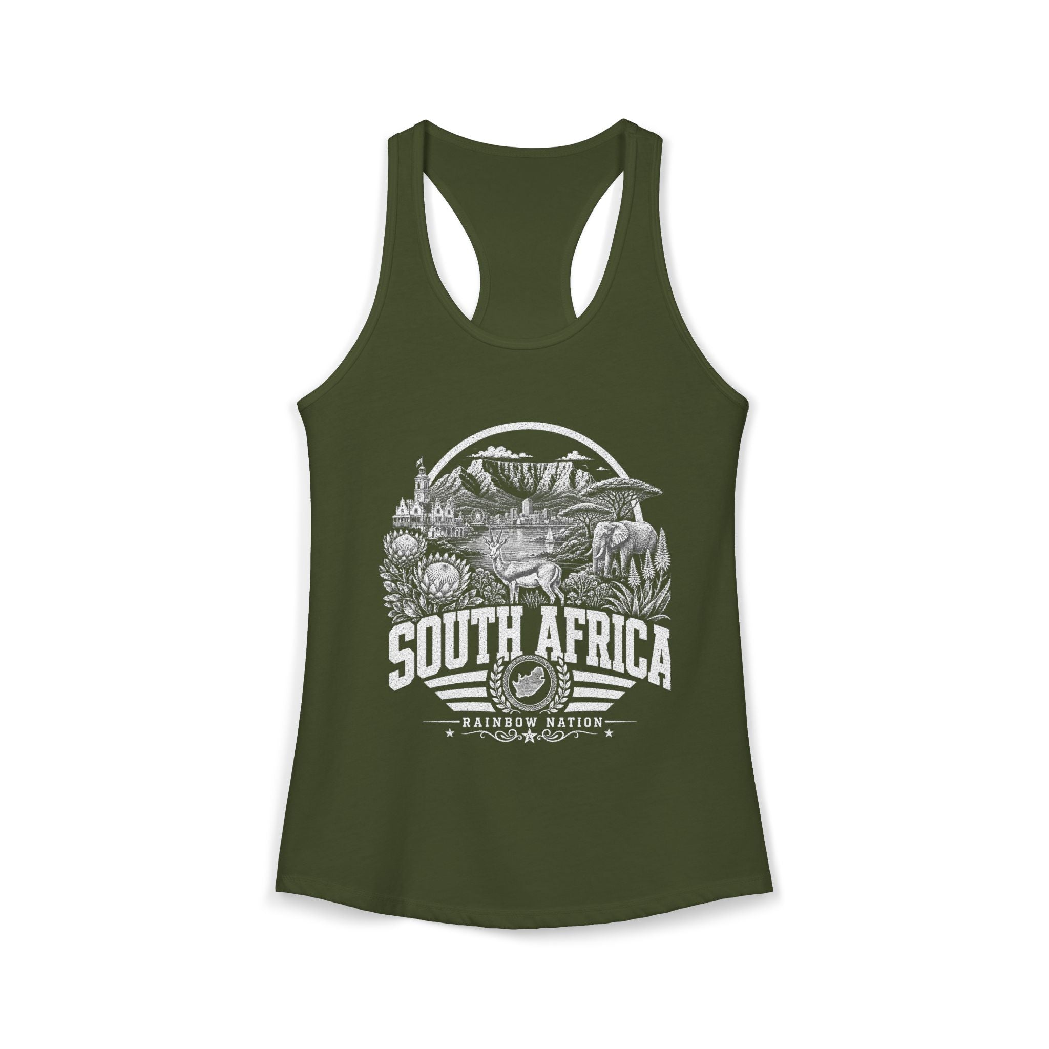 South Africa Rainbow Nation Women's Tank Top