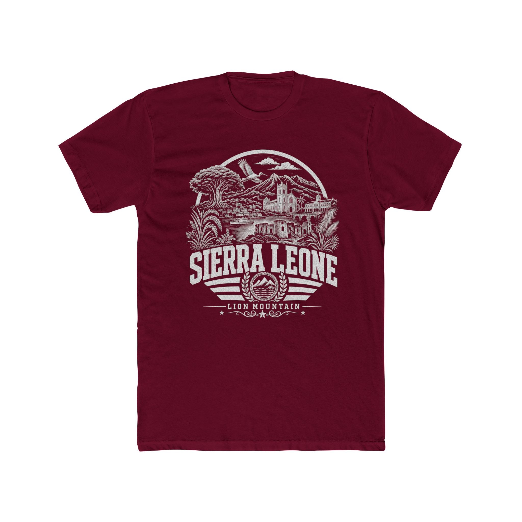 Sierra Leone Lion Mountain Men's Tee