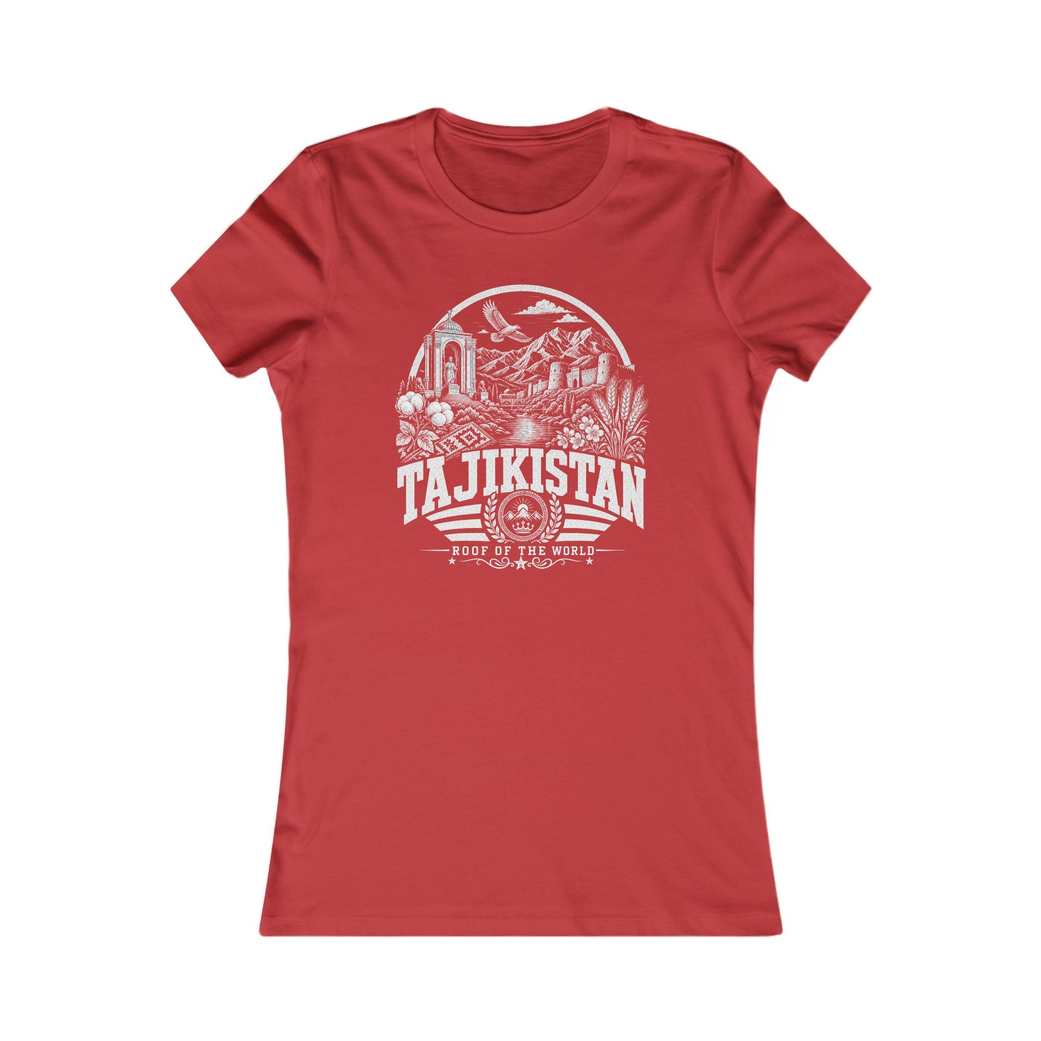 Camiseta Feminina Tajiquistão