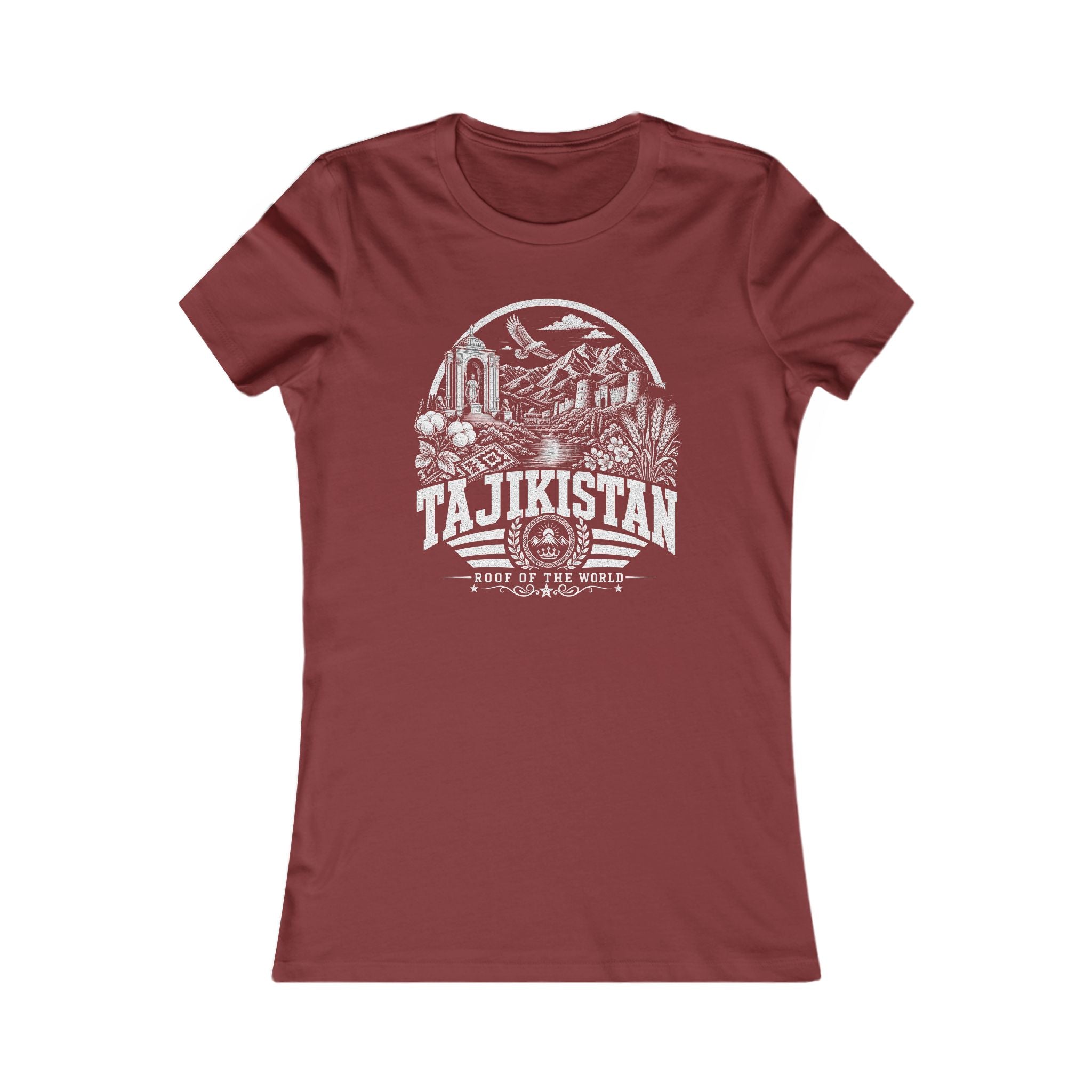 Camiseta Feminina Tajiquistão