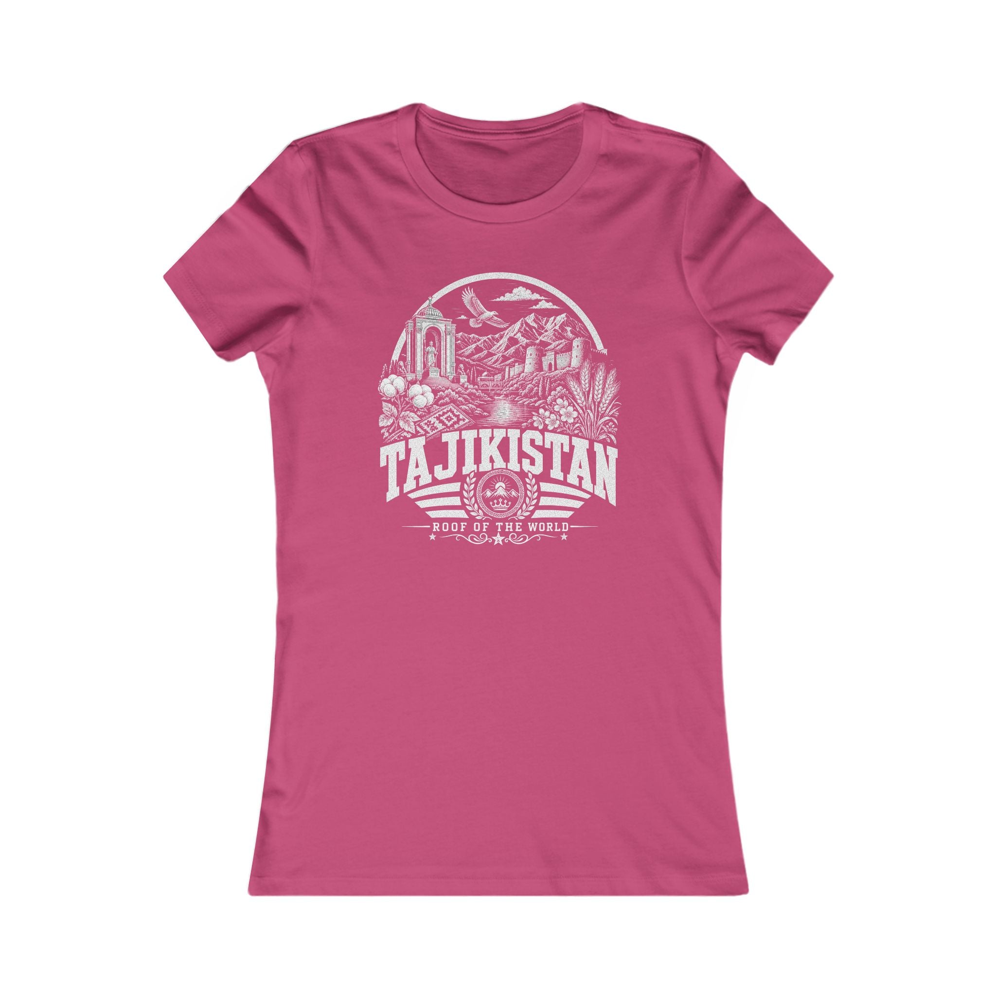 Camiseta Feminina Tajiquistão