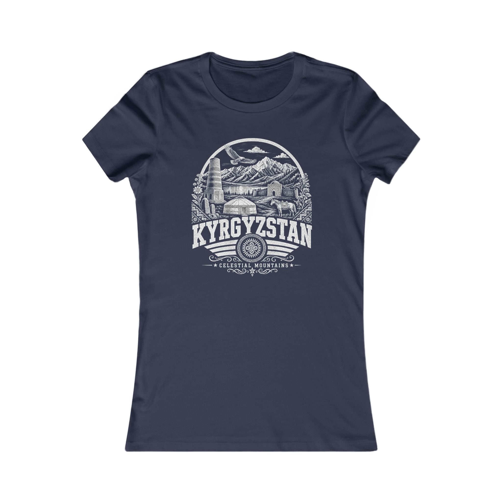Camiseta Feminina Quirguistão