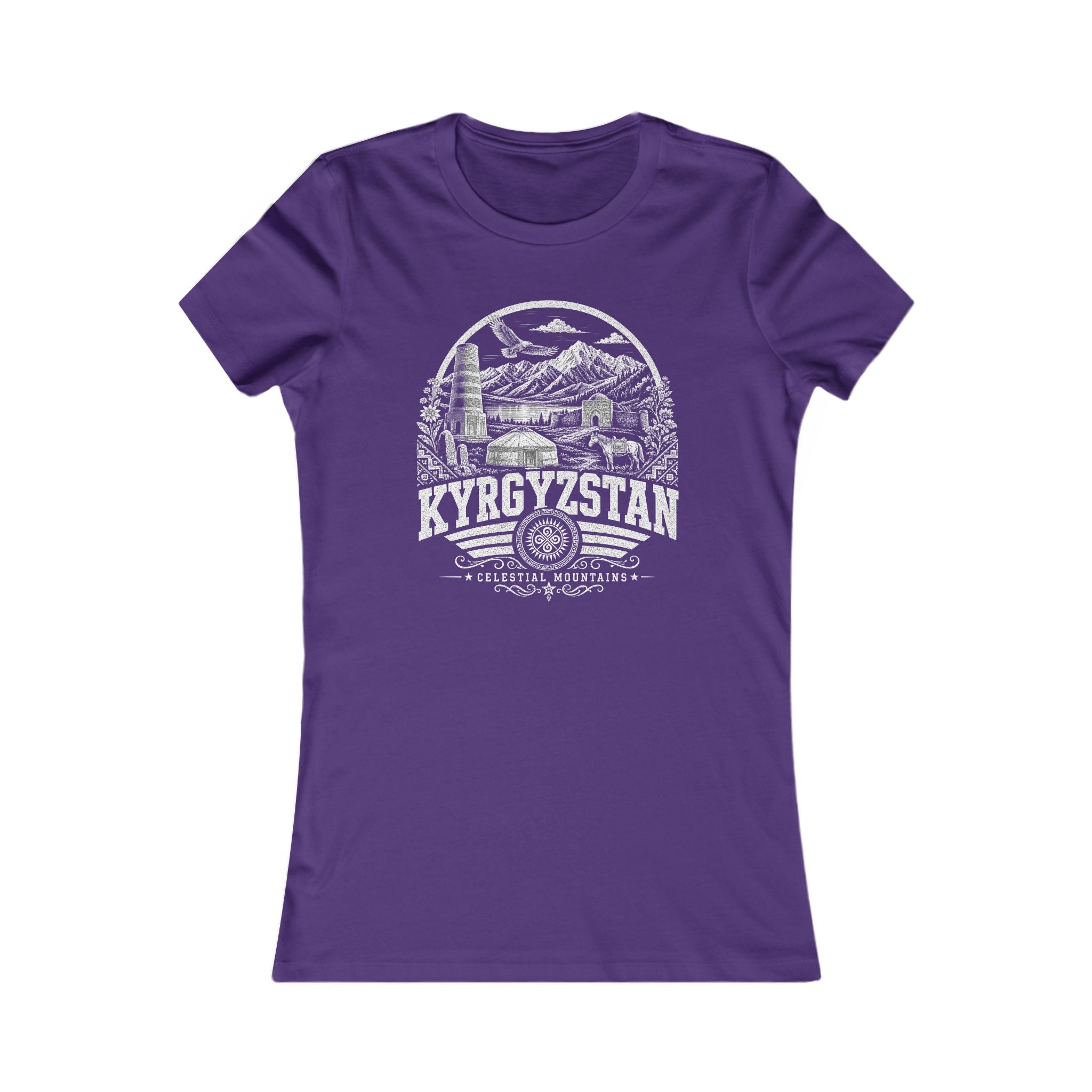 Camiseta Feminina Quirguistão
