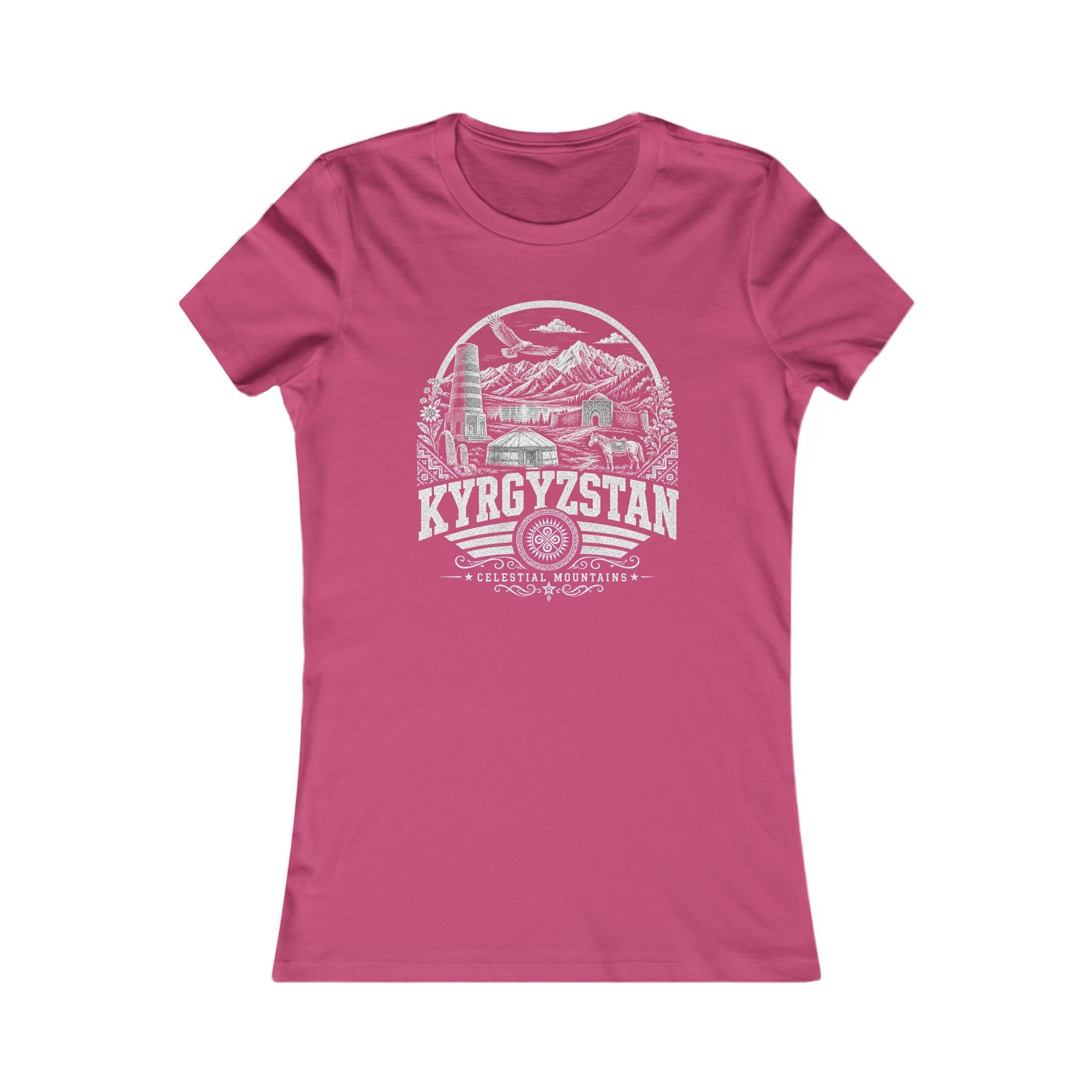 Camiseta Feminina Quirguistão