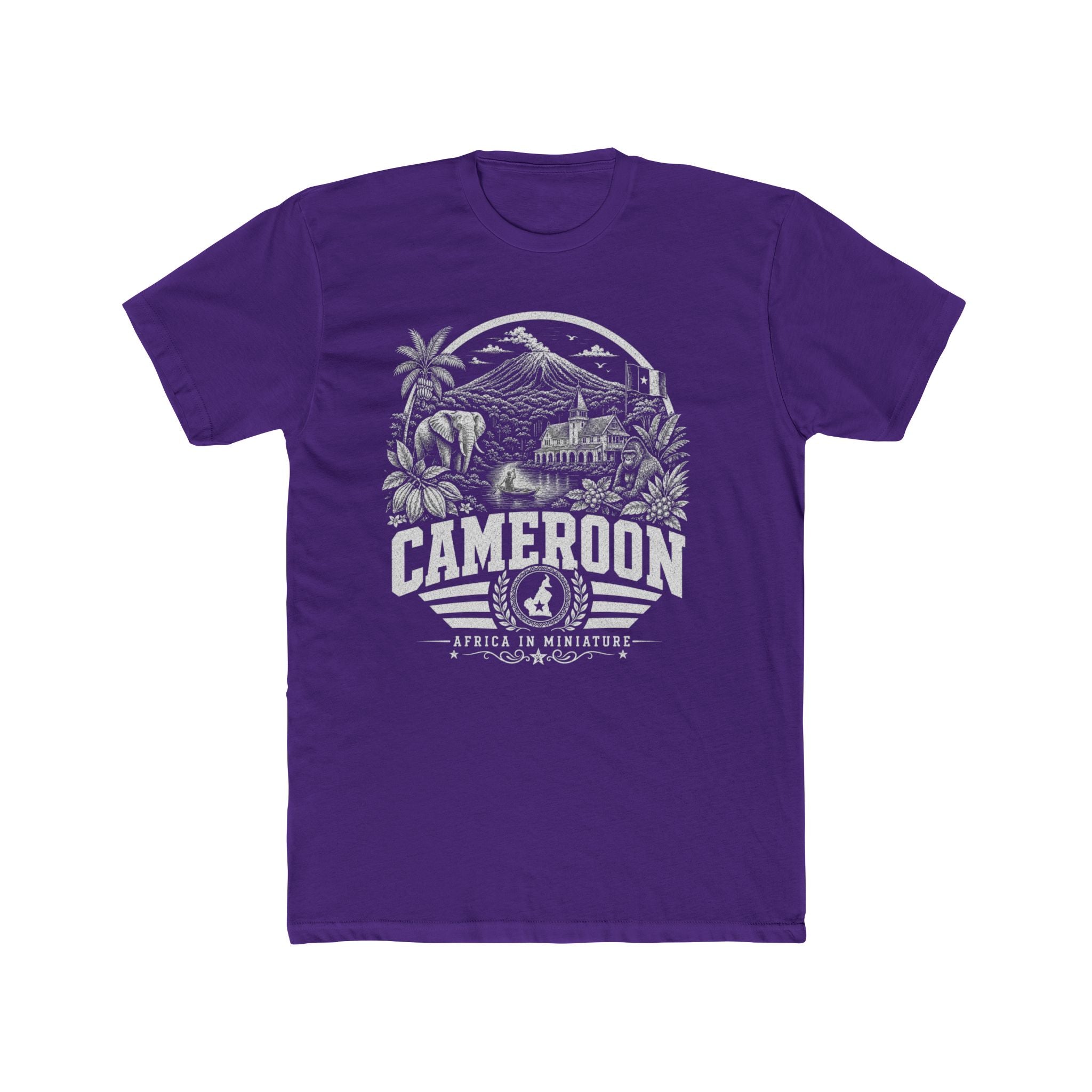 Camarões África em Miniatura Camiseta Masculina