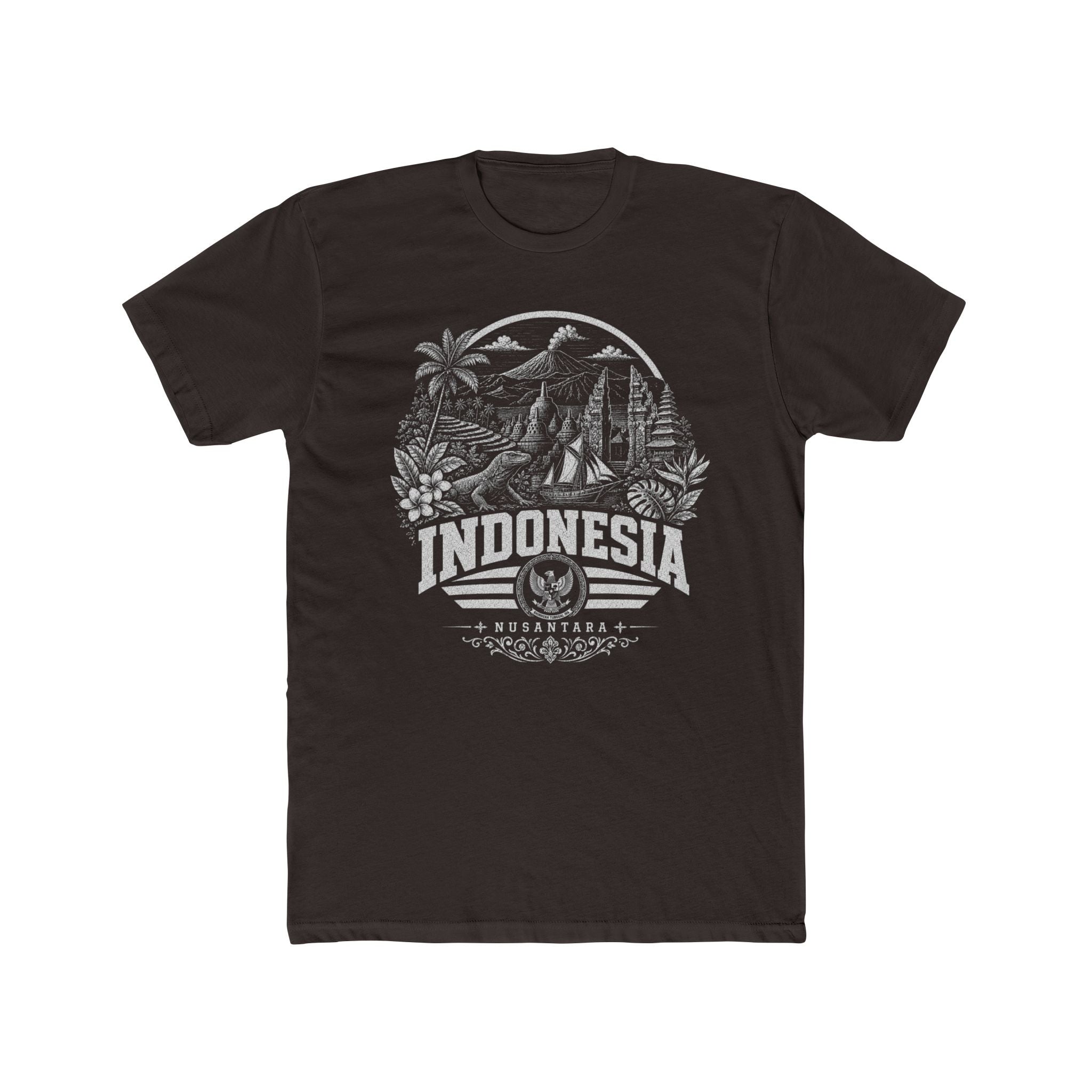 USA vintage landmarks men's tee — iconic landmark design | Nameshi Destinations (view 2)