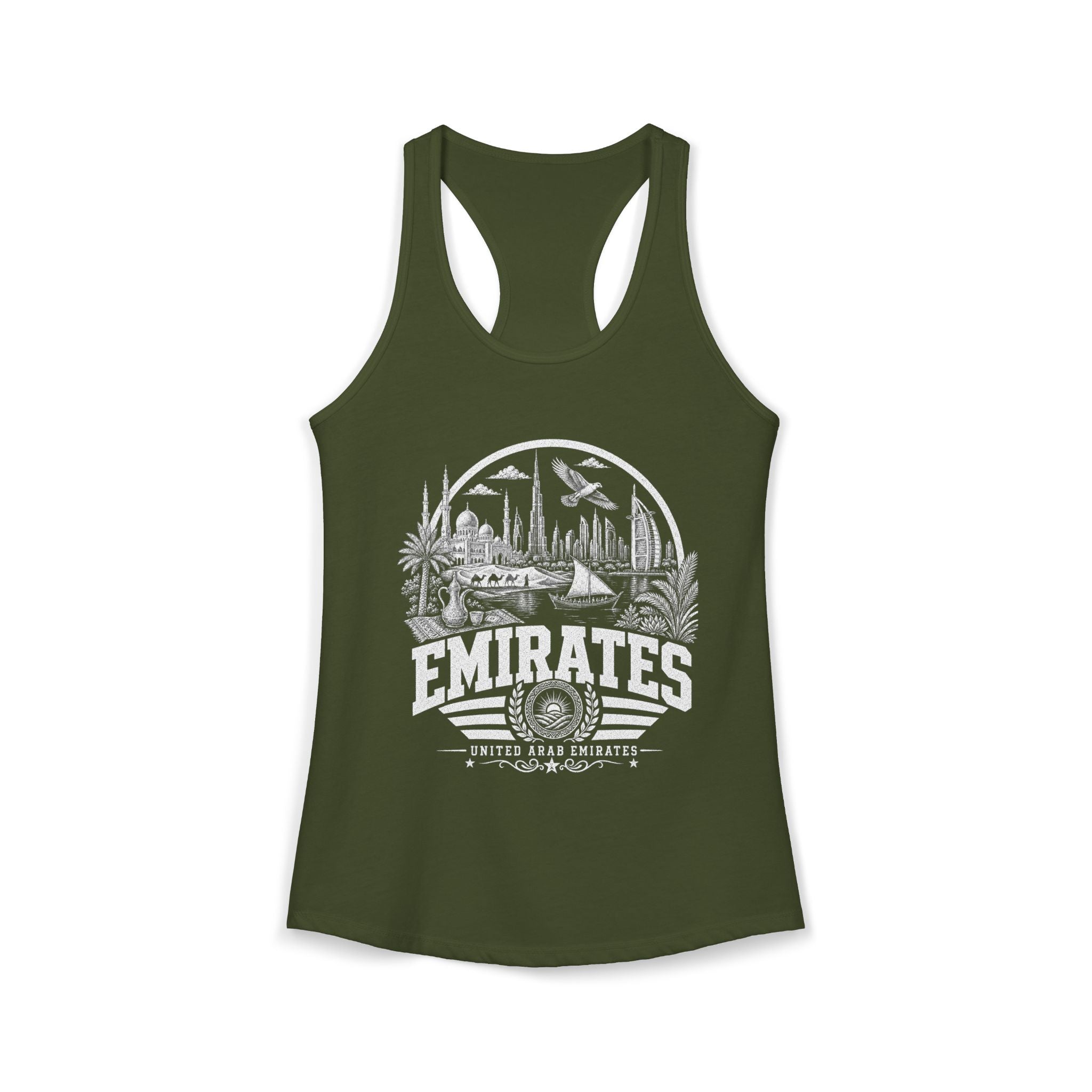 United Arab Emirates Jewel of the Gulf Women's Tank Top