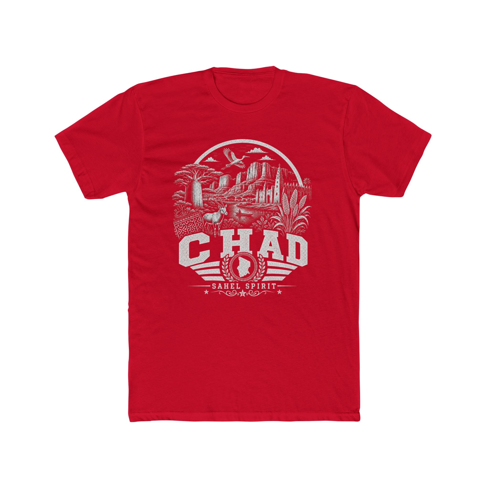 Camiseta Masculina Chade Sahel Spirit