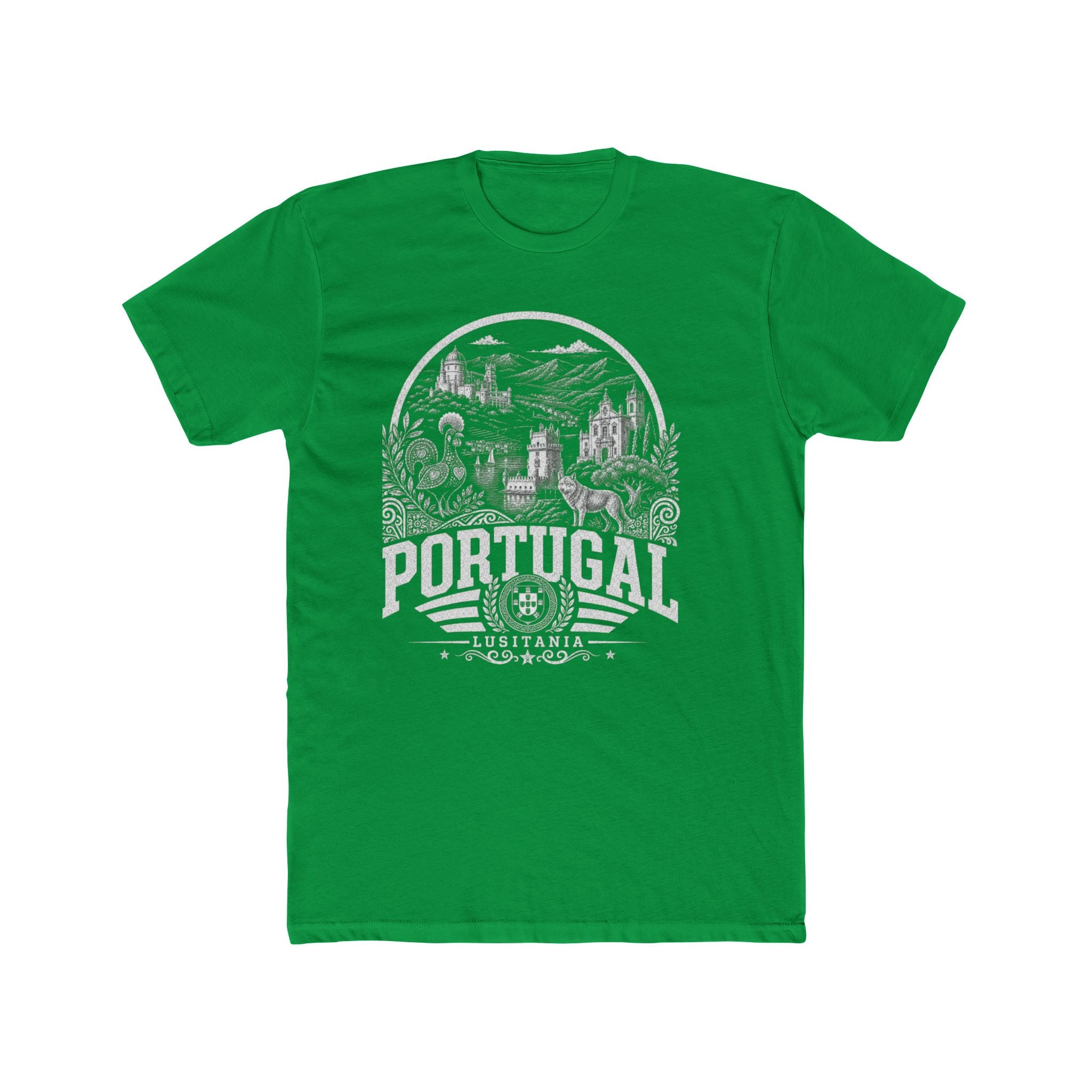Portugal vintage landmarks men's tee — iconic landmark design | Nameshi Destinations (view 6)