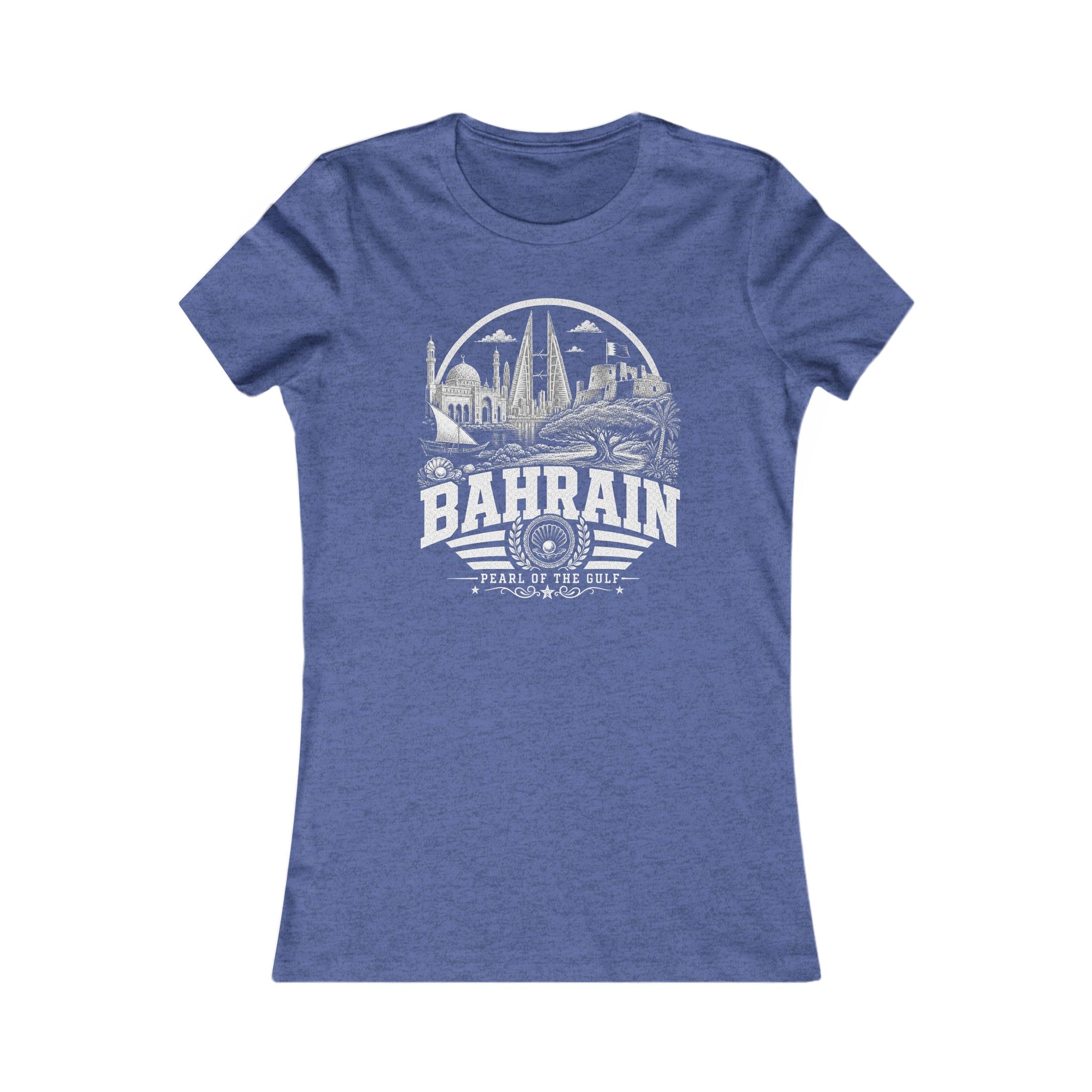 Bahrain Pérola do Golfo Camiseta Feminina