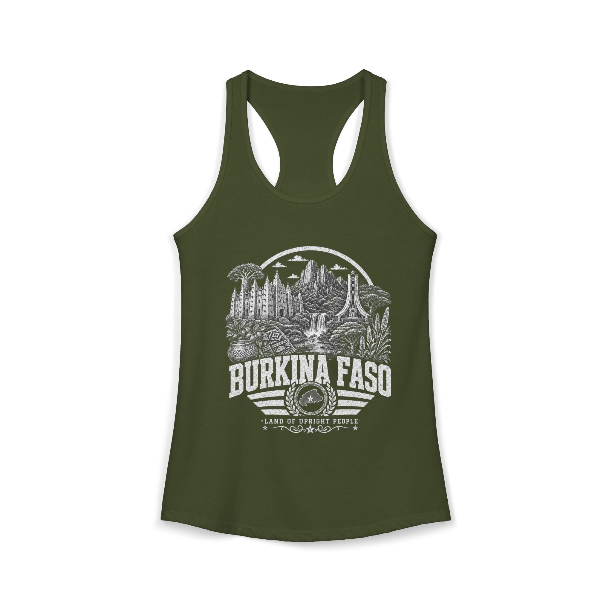 Burkina Faso Land of Upright People Women's Tank Top