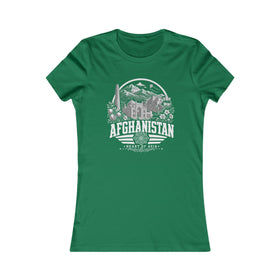 Camiseta de mujer de Afganistán Corazón de Asia