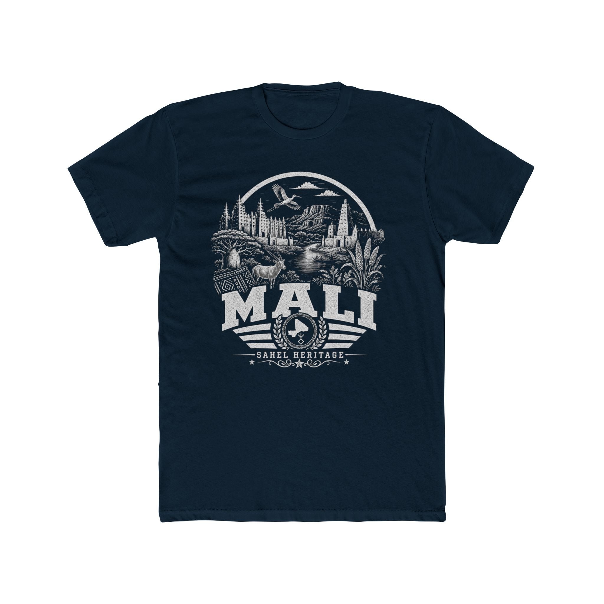 Camiseta Masculina Mali Sahel Heritage