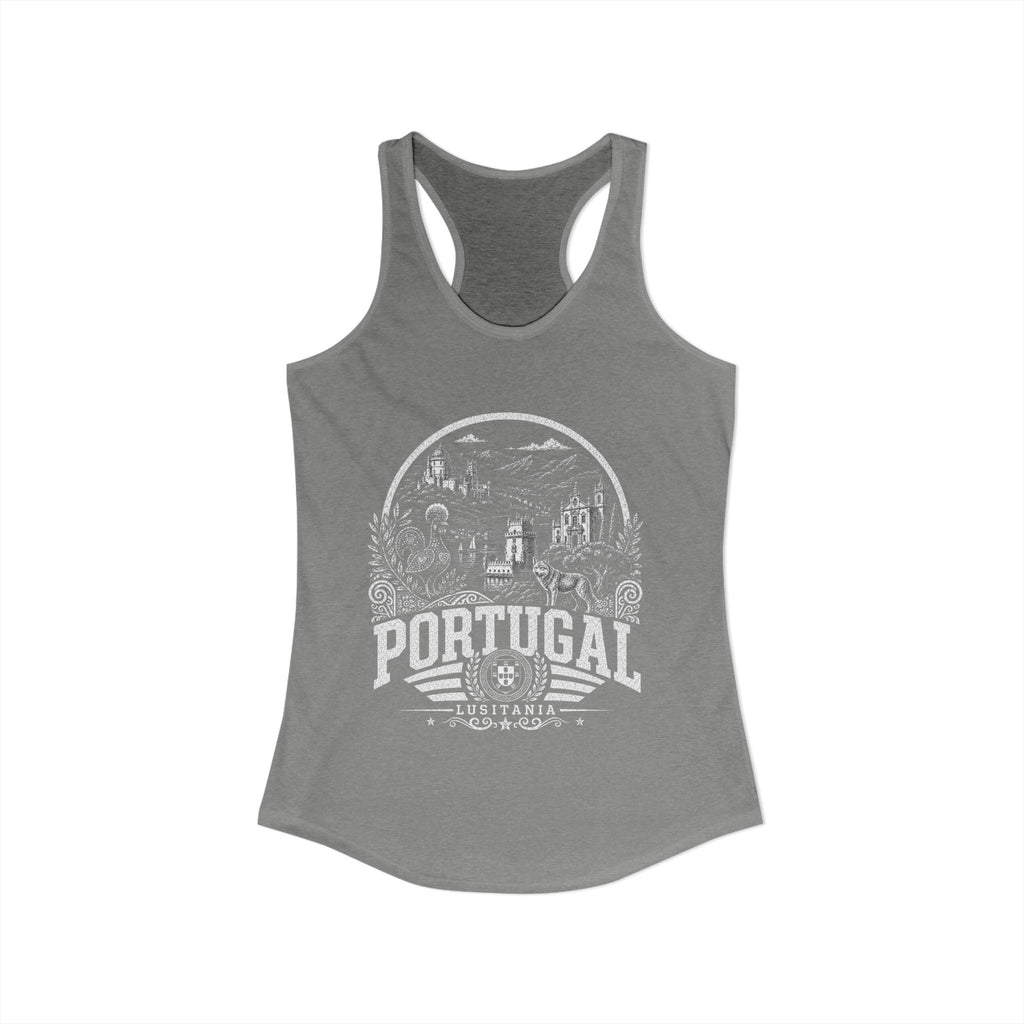Portugal vintage landmarks tank top — iconic landmark design | Nameshi Destinations (view 23)