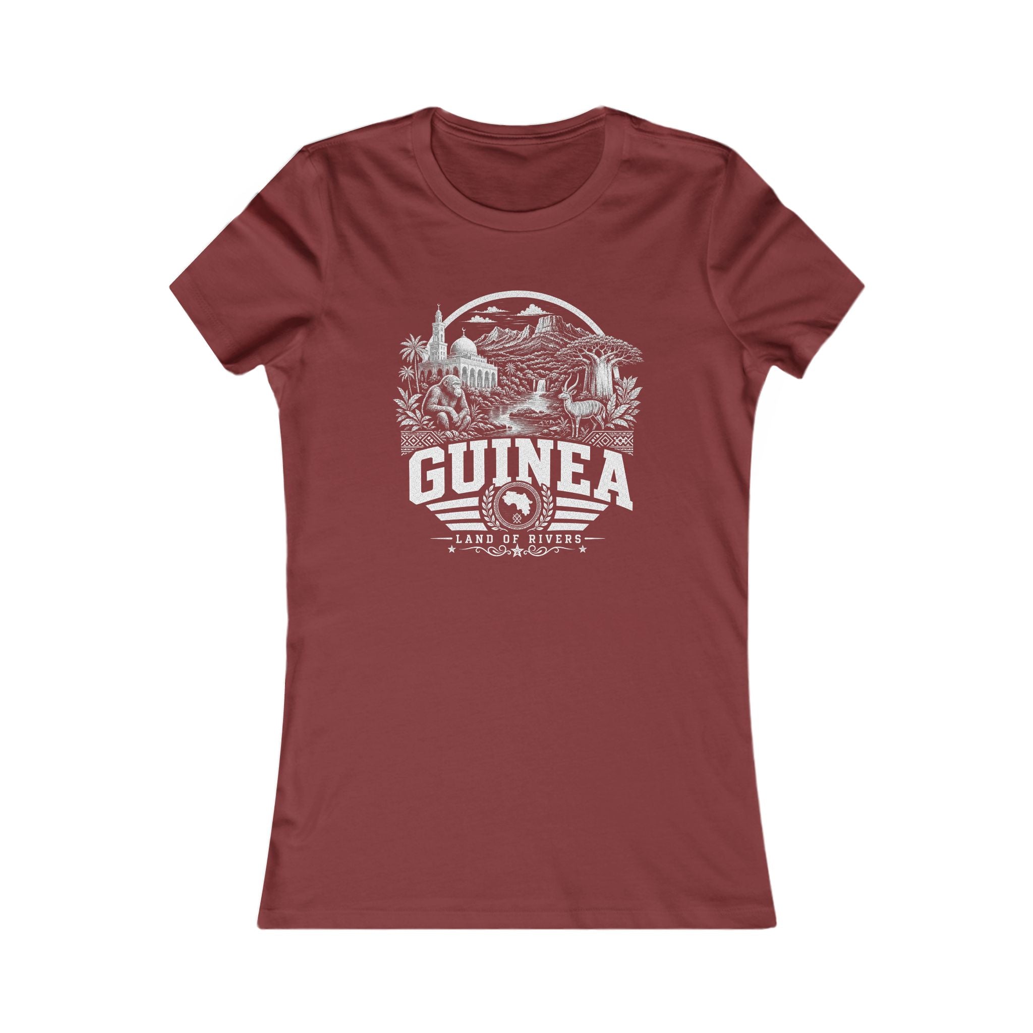 Camiseta Feminina Guiné Terra dos Rios