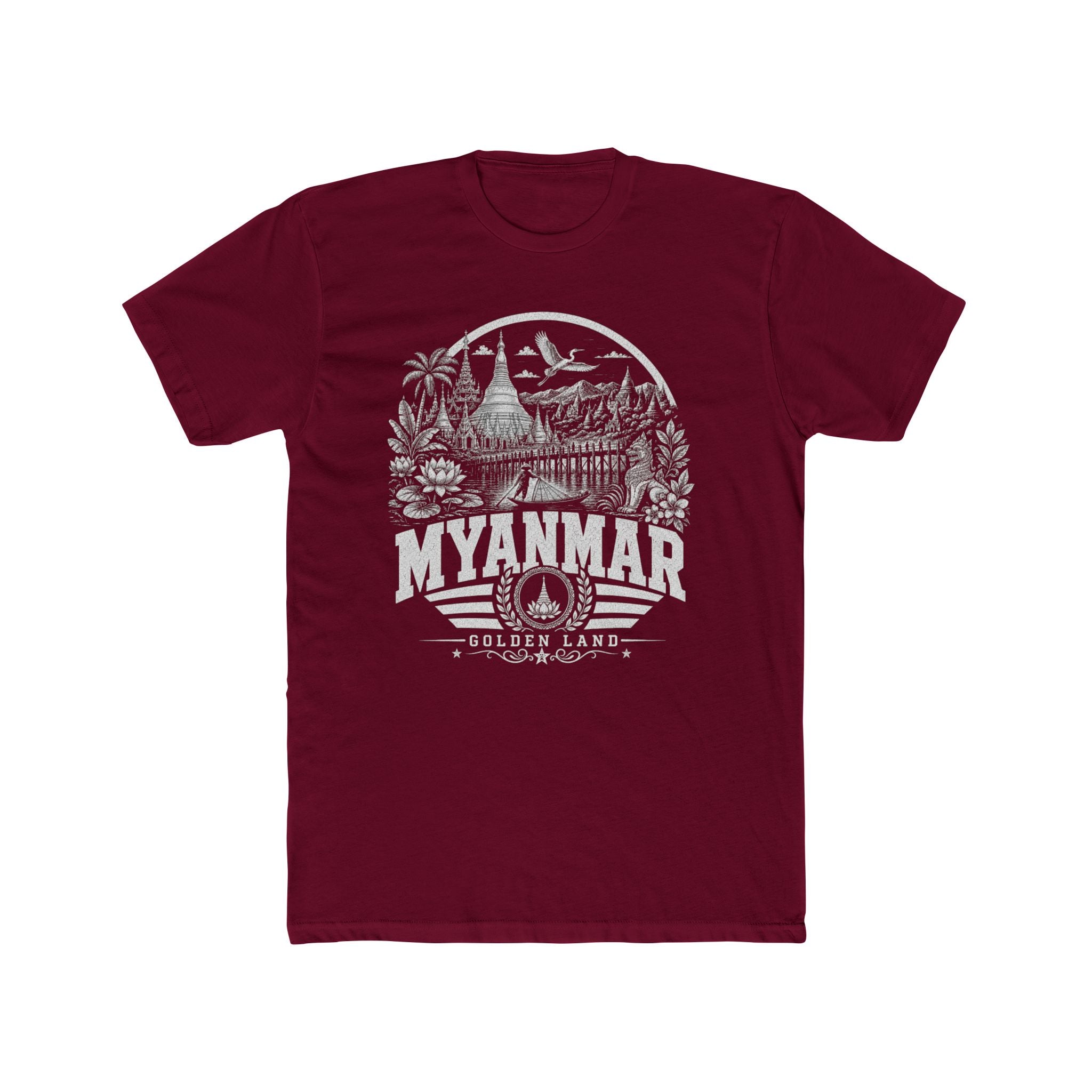 Camiseta Masculina Mianmar Terra Dourada